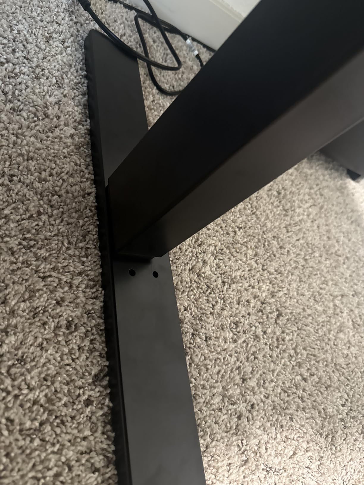 HUANUO 71 x 35 Inch Large Electric Standing Desk, Brushless Motor, Black customer photo 2