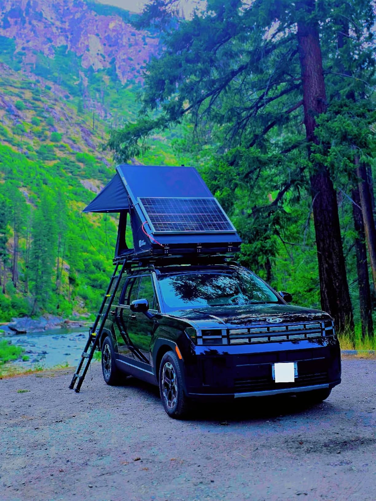 Solar Panel Rooftop Tent Hard Shell,Pop Up Car Roof Top Tent Hardshell customer photo 2
