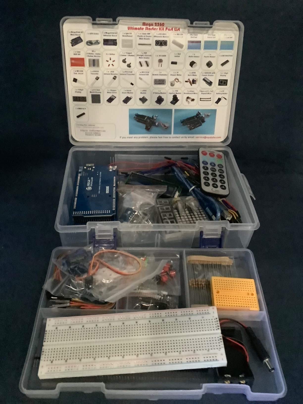 Mega 2560 Starter Kit, Compatible with Arduino, Electronics Learning Kit, the Most Detailed Explained 50+ Lessons, Plus 40+ Background Knowledge Articles (Ultimate Kit) customer photo 1