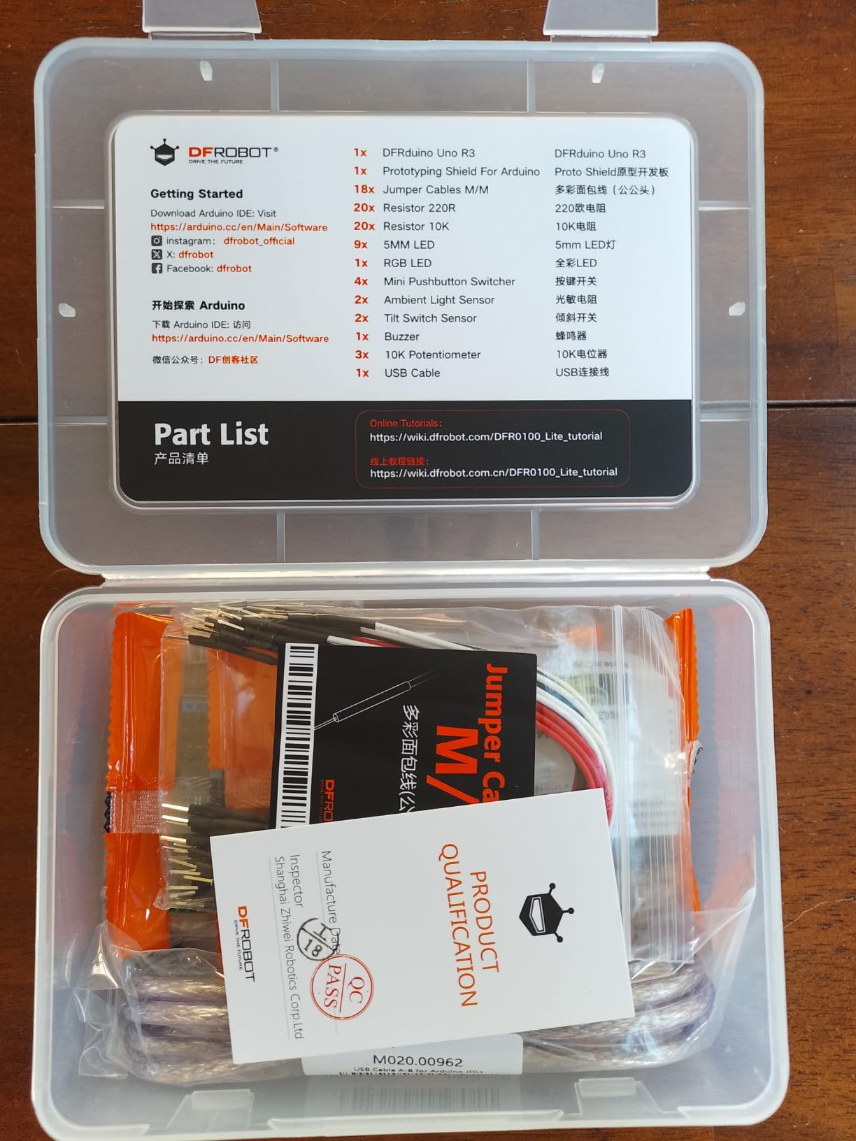 DFRobot Basic Electronics Starter Kit for Beginners - with UNO R3 Board customer photo 2
