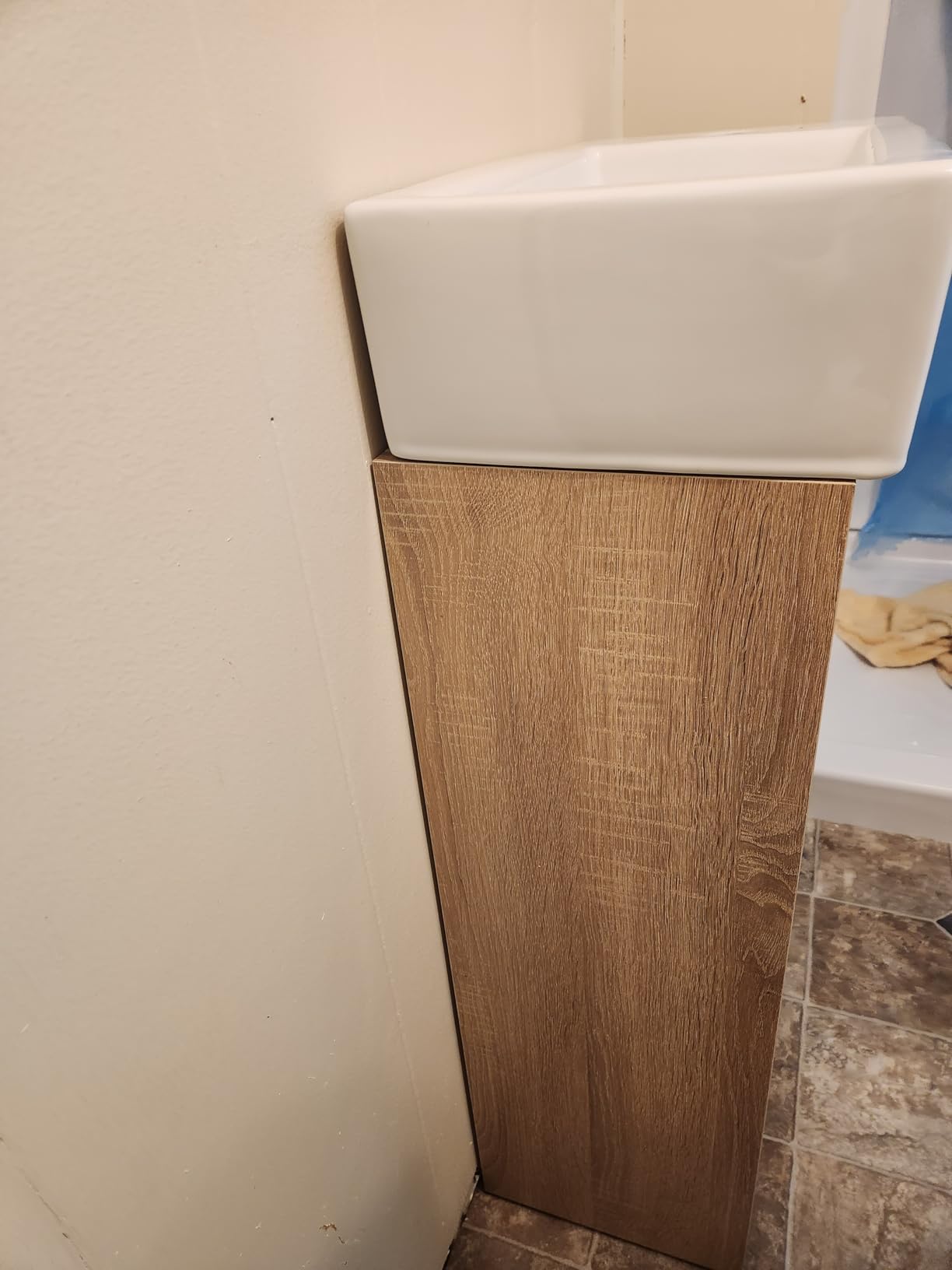 Malwee 16'' Bathroom Vanity with Sink,Freestanding Vanity for Small Spaces customer photo 1