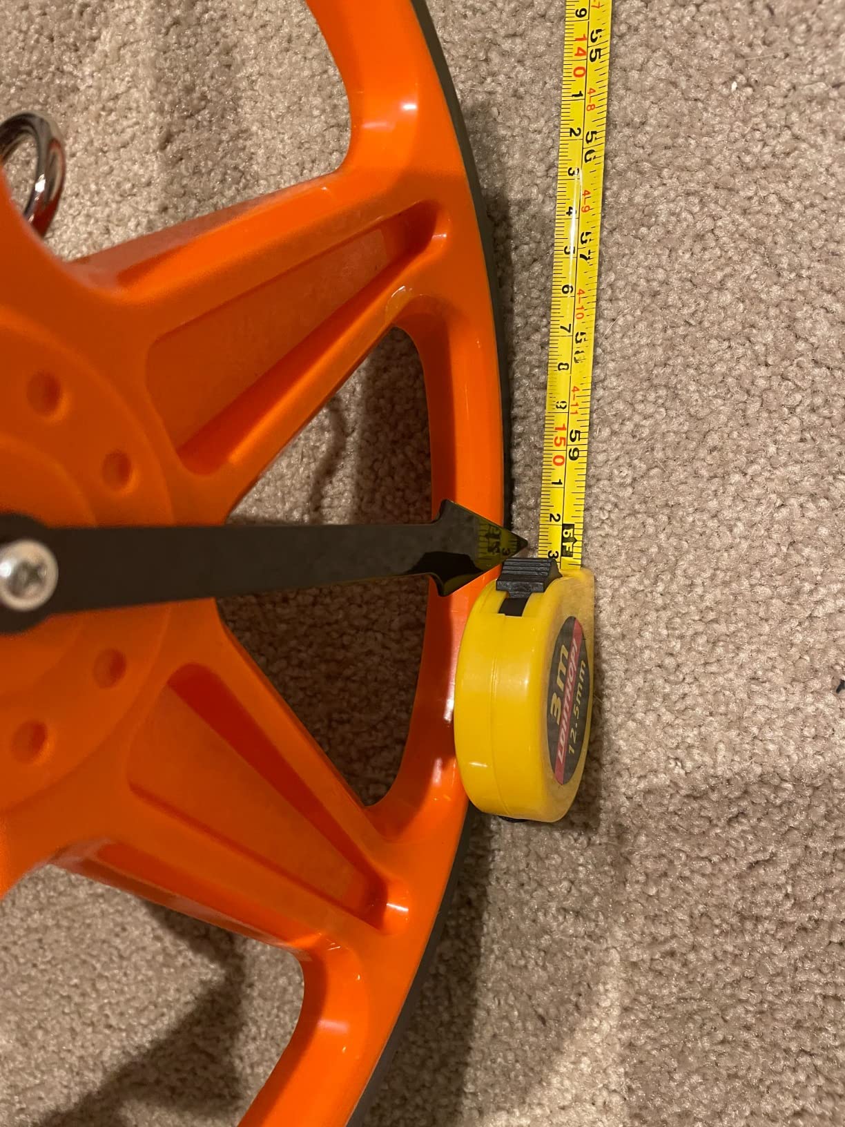 SILVEL 12 Inch Measuring Wheel, MAX9999FT Measuring Wheel in Feet and Inches, One key to Zero Rolling Tape Measuring Wheels, Blue customer photo 1