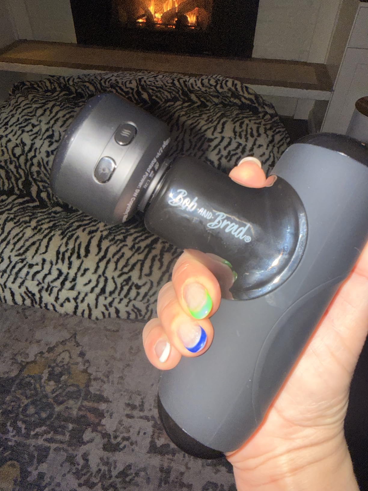 BOB AND BRAD Q2 Mini Massage Gun, Pocket-Sized, Small, Travel Essential customer photo 2