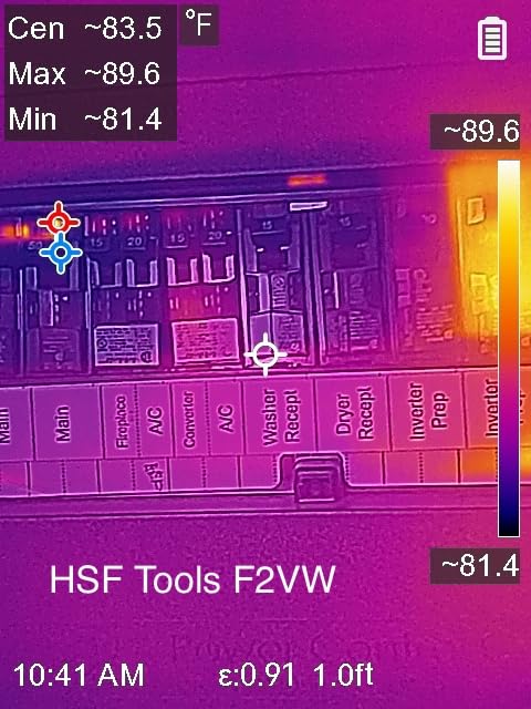 HSFTOOLS F2VW Thermal Camera with 2MP Visual Cam, 640x480 Super Resolution customer photo 2
