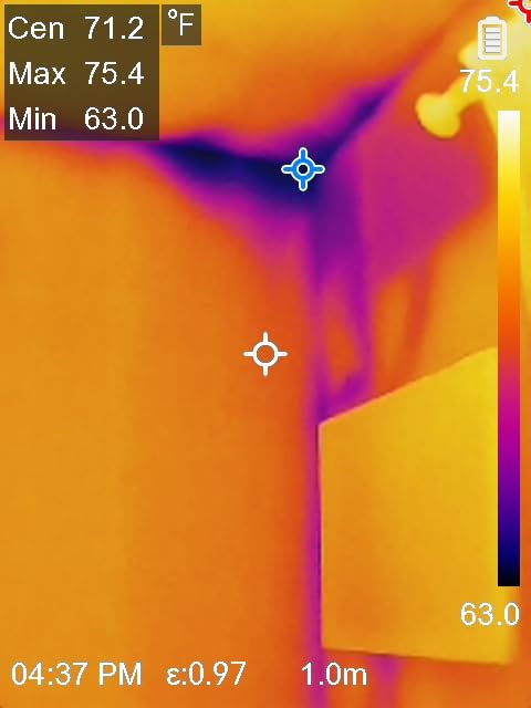 HSFTOOLS F2W Thermal Camera, 256x192 IR Resolution Thermal Imaging Camera | 640x480 Super Resolution, Intelligent Scene Detection, 3.2