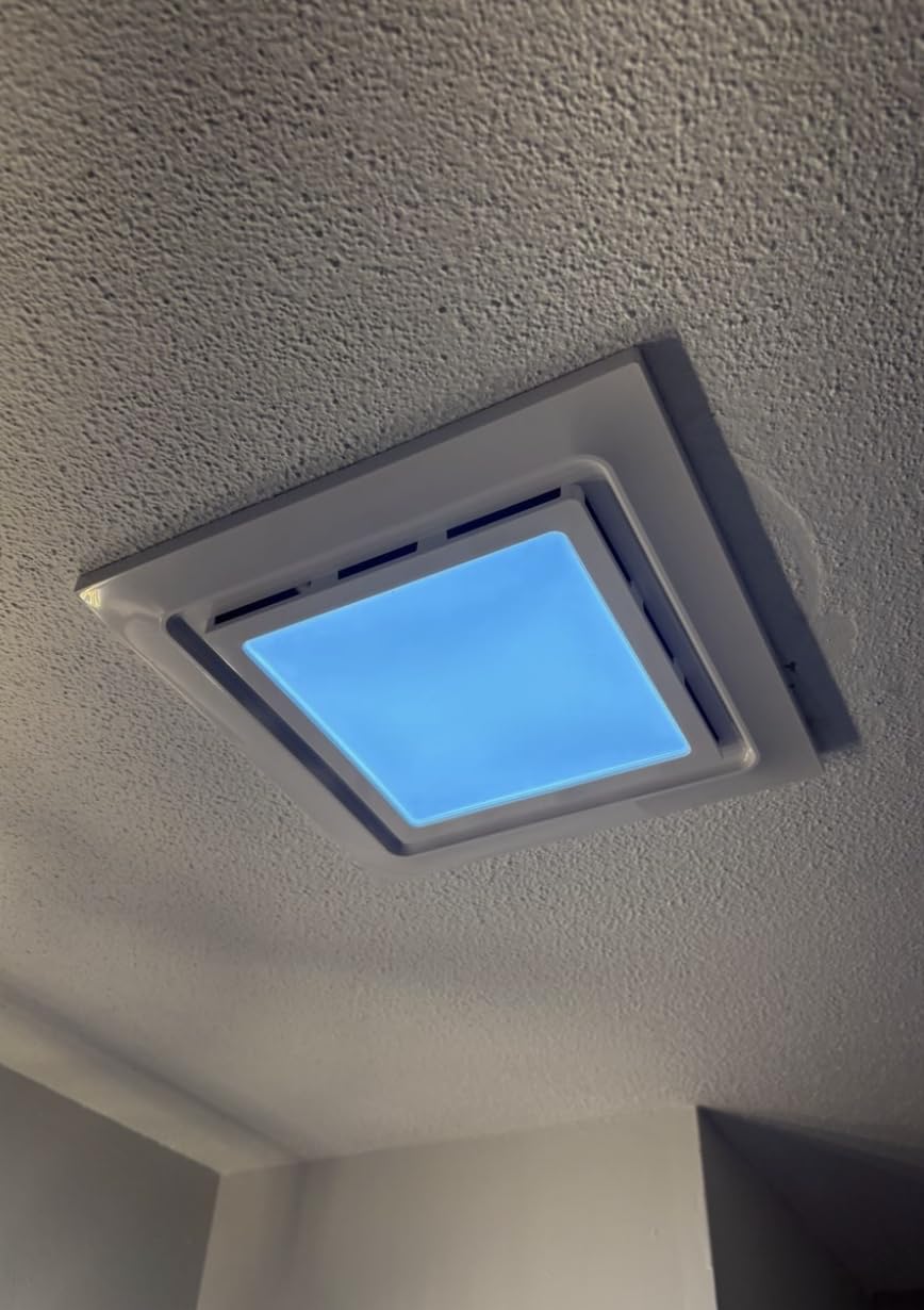 Ultra Quiet Bathroom Exhaust Fan with Light, 120 CFM, 1.0 Sones customer photo 2