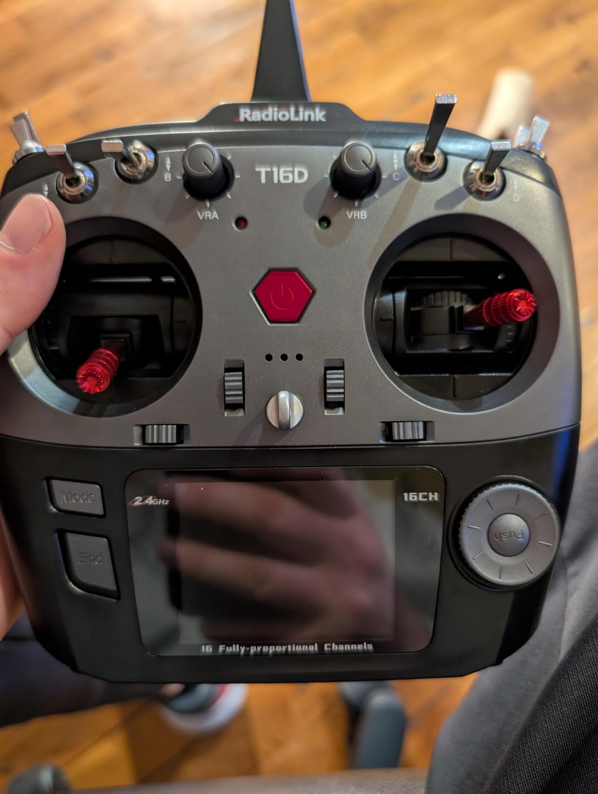 Radiolink T16D 16 Channels RC Transmitter and R16F Telemetry Receiver | Nano ELRS Long Range, Voice Broadcast Support, RC Radio Remote for Drone, Airplane, Car, Boat and More (Mode 2) customer photo 2