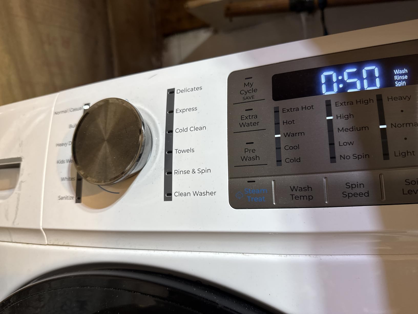 Kenmore 4.5 cu. ft. Front Load Washer - White | Stain Removing Steam Treatment - Reduce Laundry Time with Accela Wash - Touch Controls - ENERGY STAR Certified customer photo 1