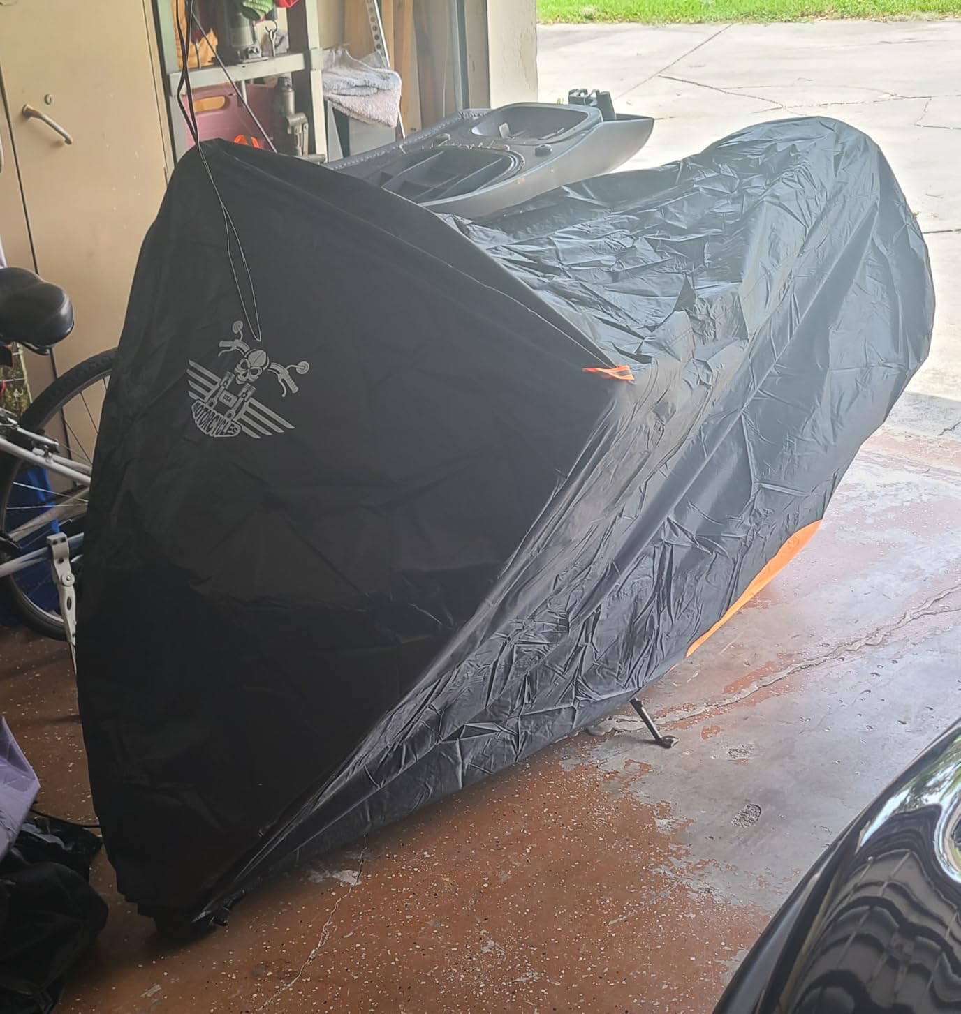 Motorcycle Cover Waterproof Outdoor Storage All Season Protection customer photo 2