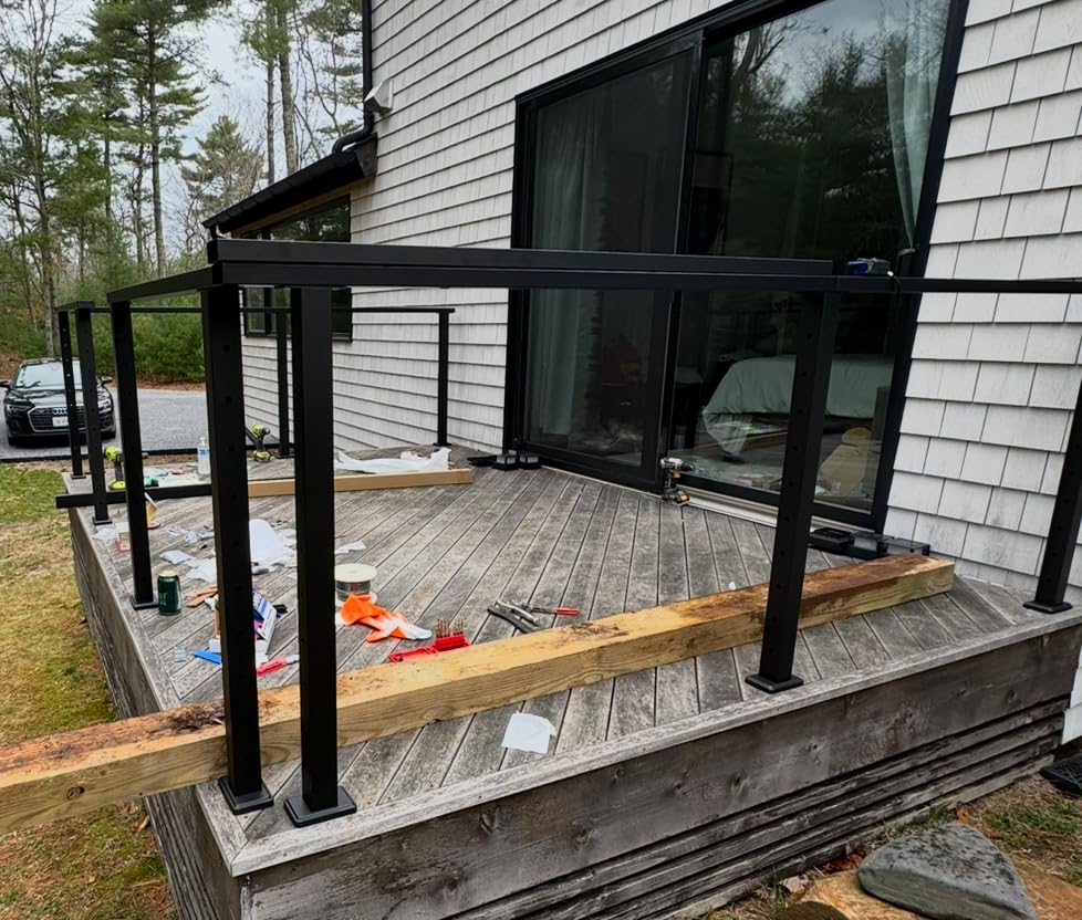 8ft-12ft Modular 36in Cable Railing System for Deck with Handrail customer photo 2