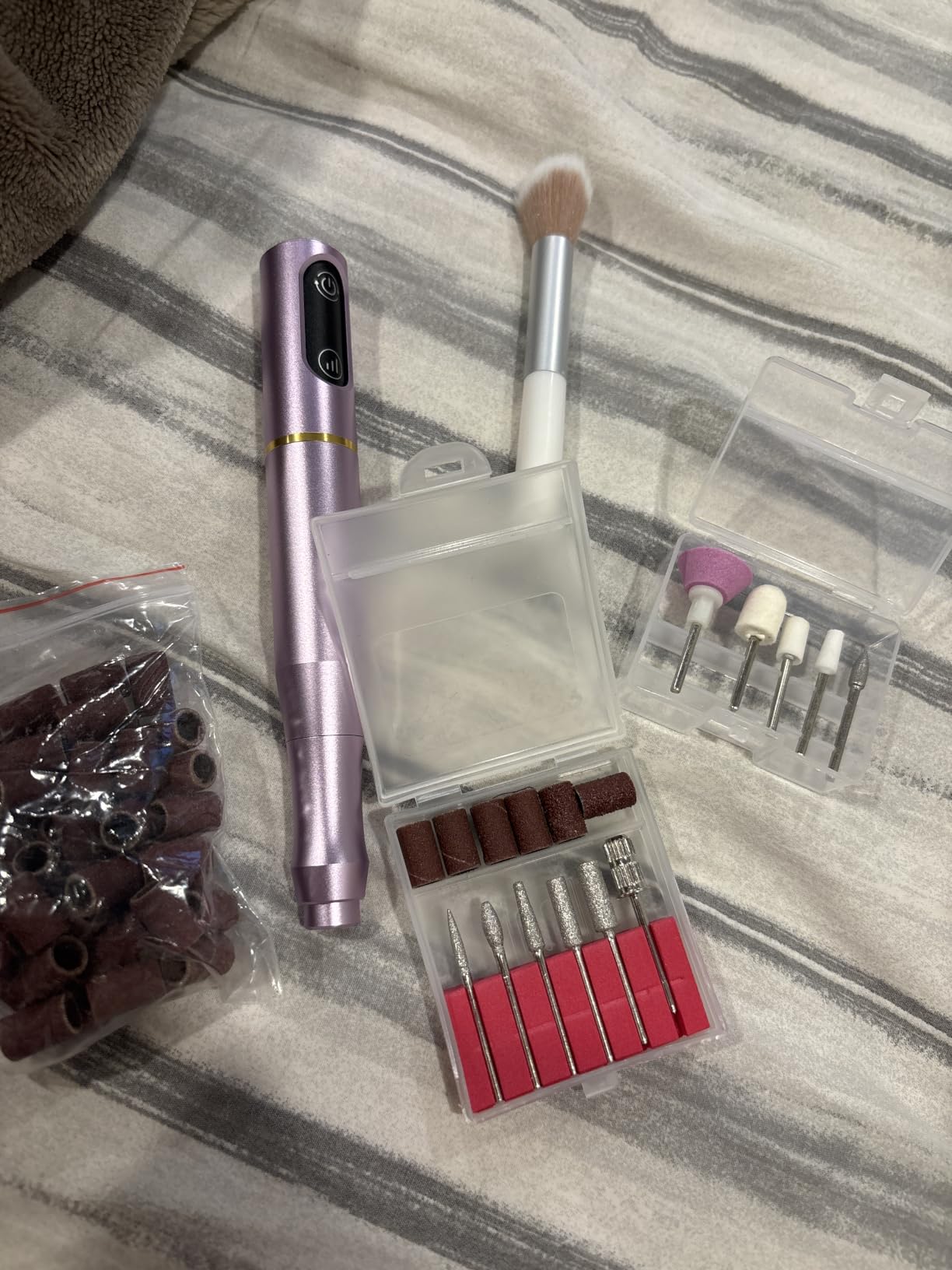 TUOBEO Cordless Nail Drill Electric Nail File Kit, Rechargeable Efile Set customer photo 1