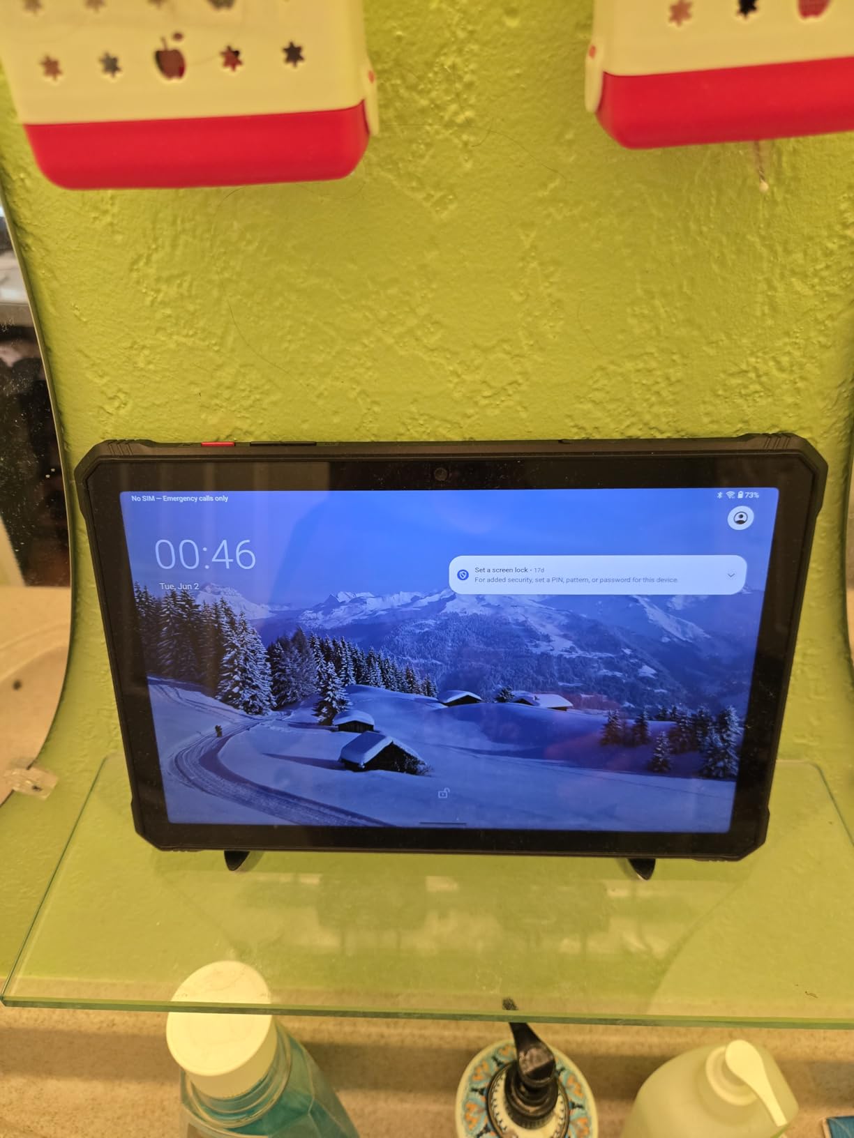 HOTWAV R9 Pro Rugged Tablet Android 14-2K 11'' 20080mAh Waterproof Tablet | 20GB+256GB/2TB SD Outdoor Tablet, 64MP+16MP Camera IP68&IP69K/Dual SIM 4G/WiFi 5/Face ID, GPS/OTG/Camping Lanten/Field Work customer photo 1