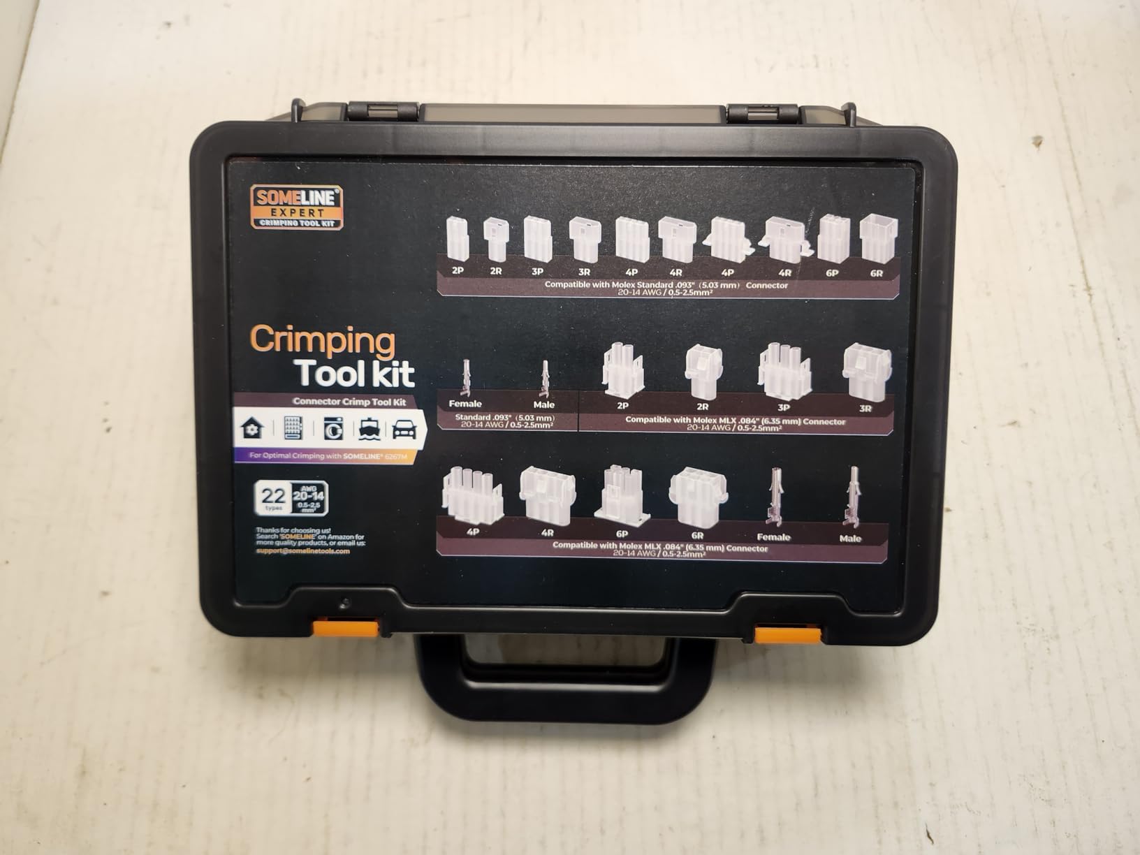 SOMELINE Micro Connector Crimping Tool Kit, 41 Types JST SH 1.0/GH 1.25/ZH 1.5/PH 2.0mm & Compatible with Molex PicoBlade 1.25mm/51005 51006 Connectors, 32-22 AWG Crimper for FPV RC DIY 3D Printer customer photo 2