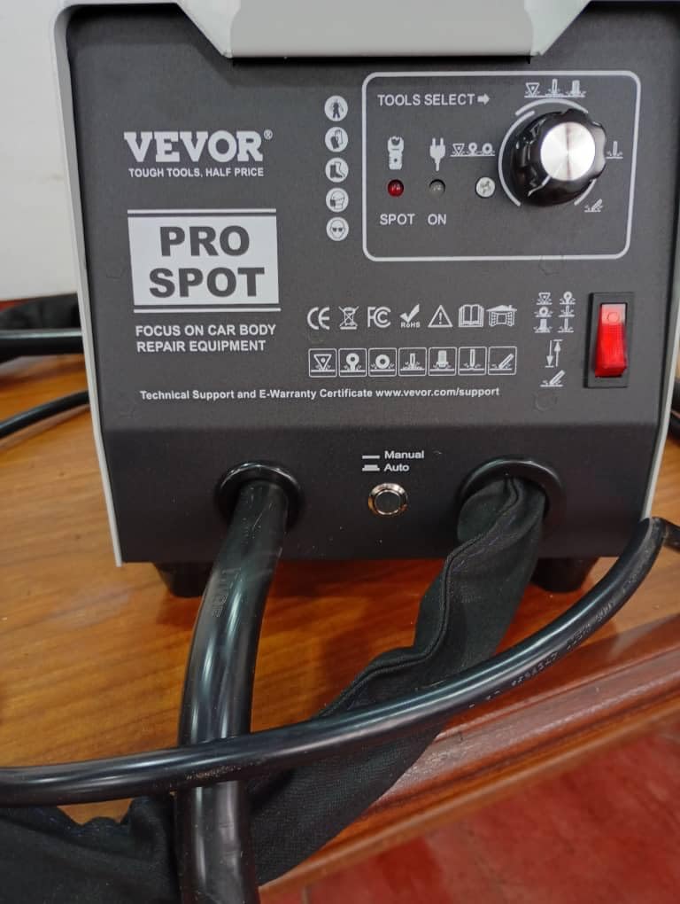 VEVOR Stud Welder Dent Repair Kit, 1.8KW Spot Welder Dent Puller with Auto/Manual Welding & 7 Versatile Modes, 110V Auto Body Spot Welding Dent Puller Machine for Car, Truck Dent Repair customer photo 2