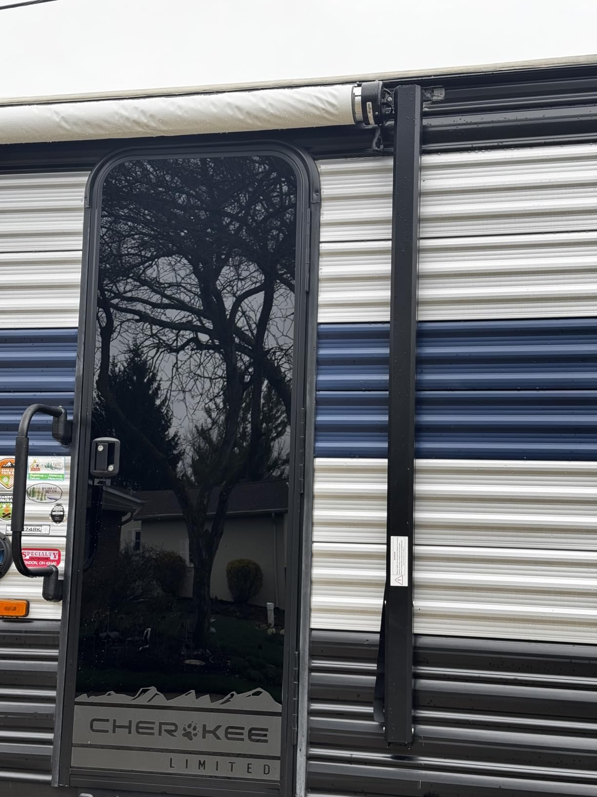 Suncode RV Awning for RV&Camper-Motorized RV Awning,Electric Camper Awning Complete Kit-10x8Ft-Black Frame &Black Fade customer photo 1