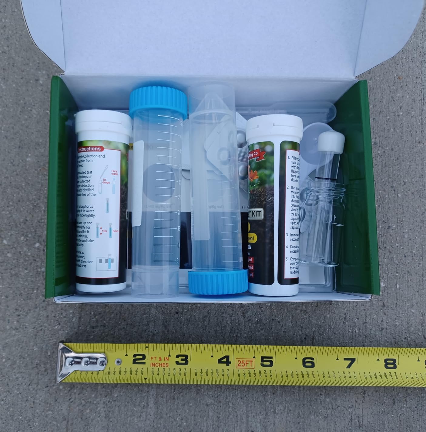 Premium Soil Test Kit: 40 Complete Tests for Lawns, Gardens, and Vegetables. Tests for Ammonia Nitrogen, pH, Phosphorus, and Potassium. customer photo 1