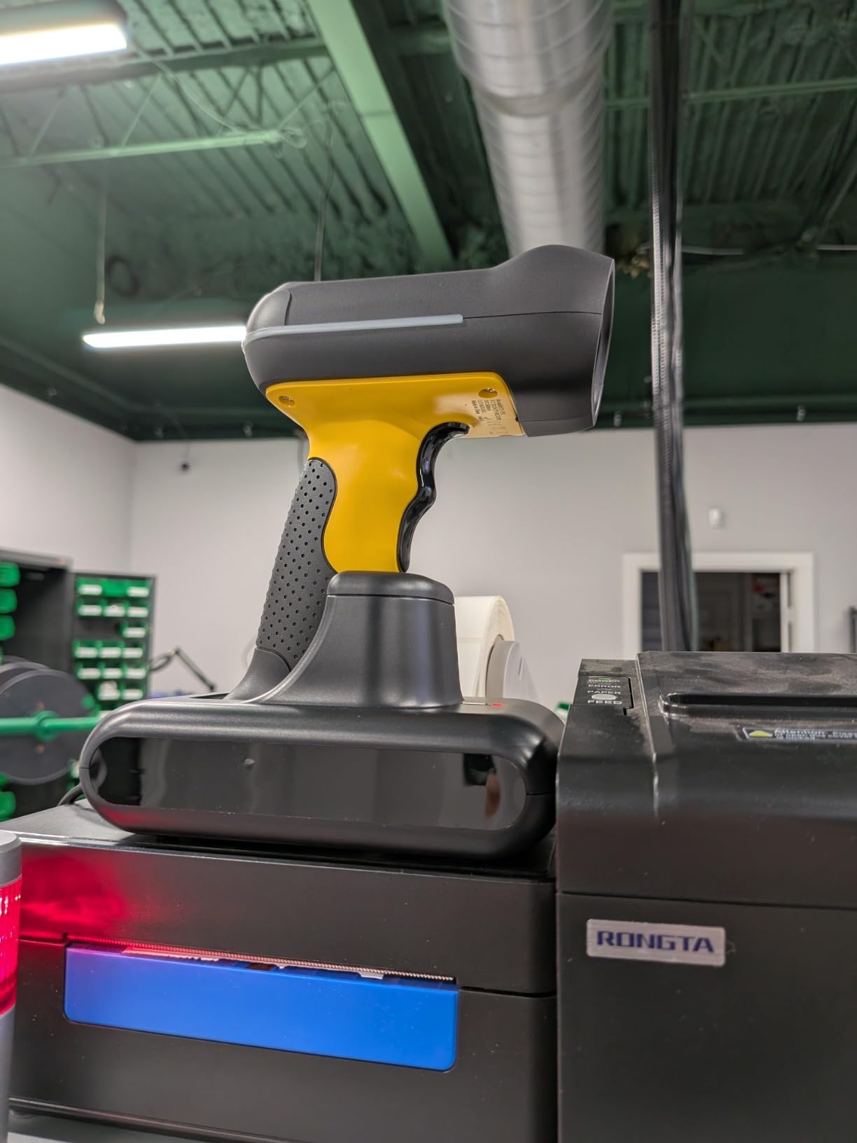 Inateck Industrial 2D Barcode Scanner BCST-75S, IP67 with Charging Dock, Smart Charging Stand, Dustproof & Waterproof, 12ft Drop-Resistant, 2600mAh Battery, 180-Day Standby, APP & SDK customer photo 1