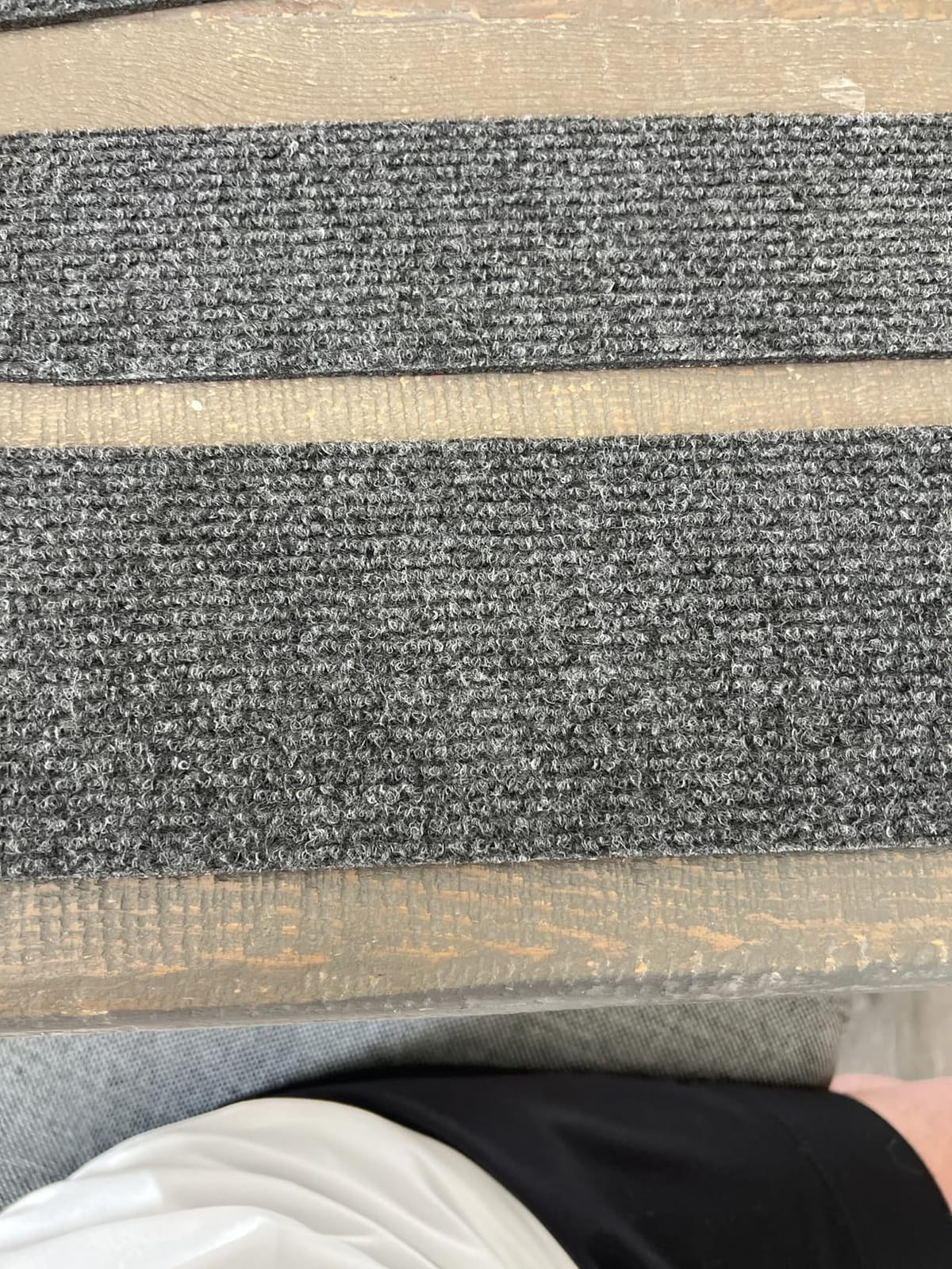 VallisCo 30 Pack Carpet Tile - 12” X 12” Self Adhesive Carpet Floor Tiles Anti-Slip Squares Peel and Stick Floor Tile DIY Installation for Bedroom (Light Gray) customer photo 1