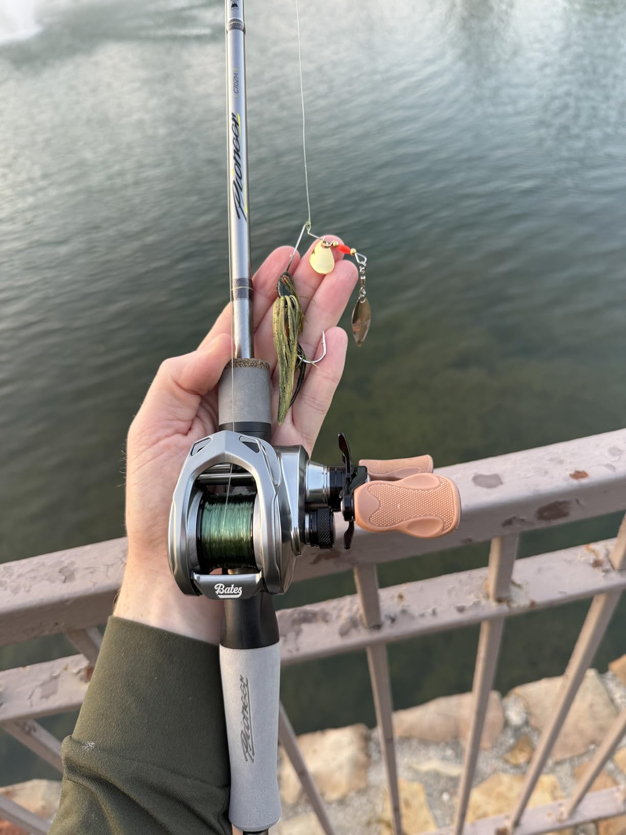 HANDING Pioneer Fishing Rod 2-Piece Baitcaster Rod & Spinning Rod customer photo 1