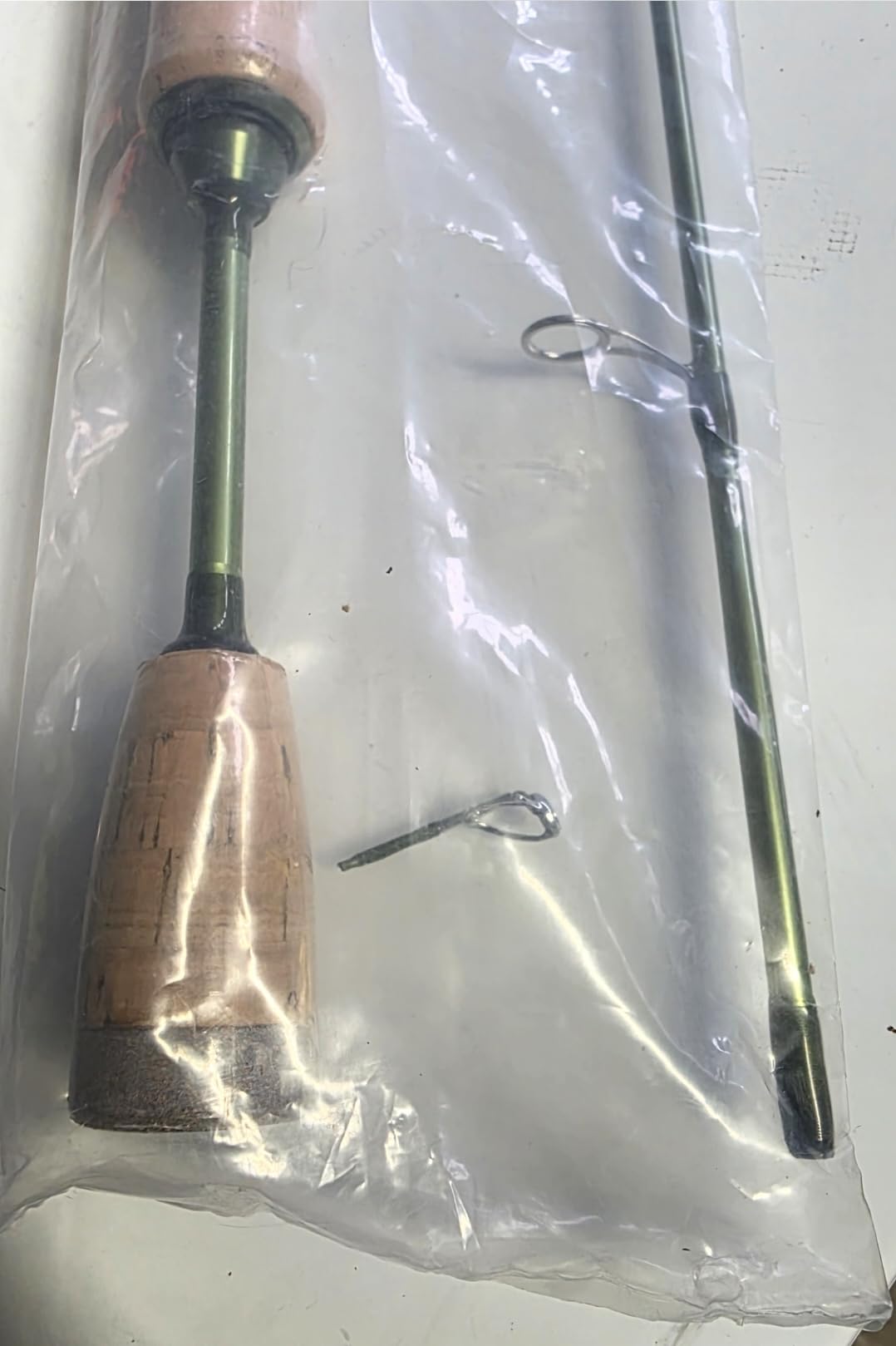 LITTMA Wild Streams Ultralight Spinning&Casting Trout Rod, 2-Piece Fishing Rod for Crappie, Panfish & Micro Fishing, Green Carbon Fiber Blank with Cork Handle, 5’6”/6’/6’6”/7’ customer photo 2