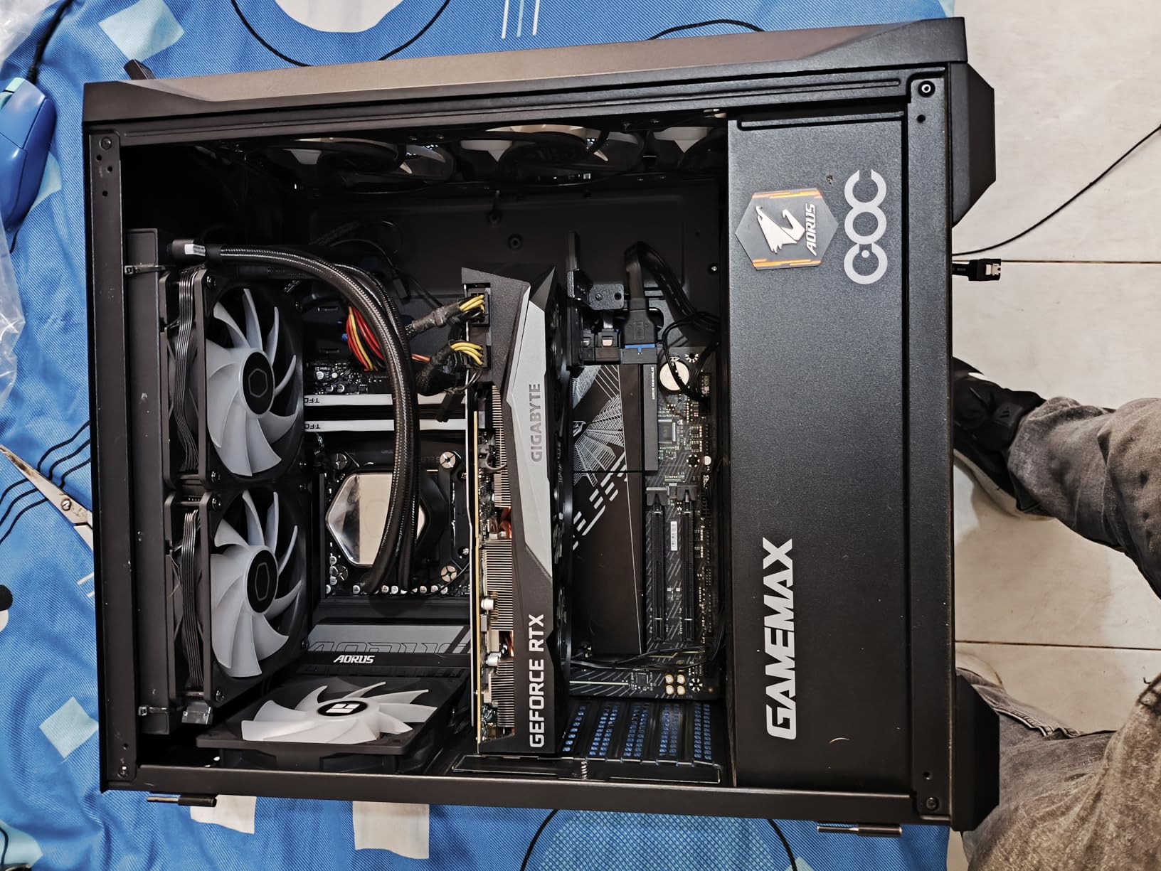 Cooler Master 240 Core II AIO Liquid CPU Cooler, Infinity Mirror ARGB | AMD AM5/AM4 & Intel LGA1851/1700 Support Cooler, 240mm, Dual-Chamber Pump, 2x Low-Noise ARGB PWM Fans customer photo 1