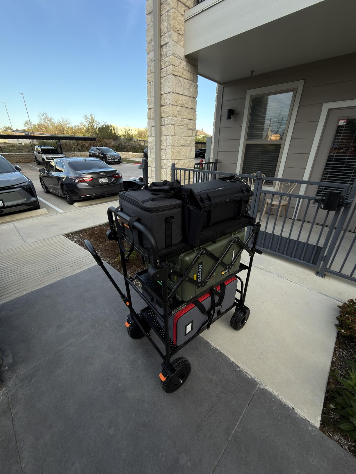TARION Video Production Camera Cart Mobile Workstation Titanrig Cart Basic - 440lb Load Capacity, Foldable 3 Tray customer photo 2