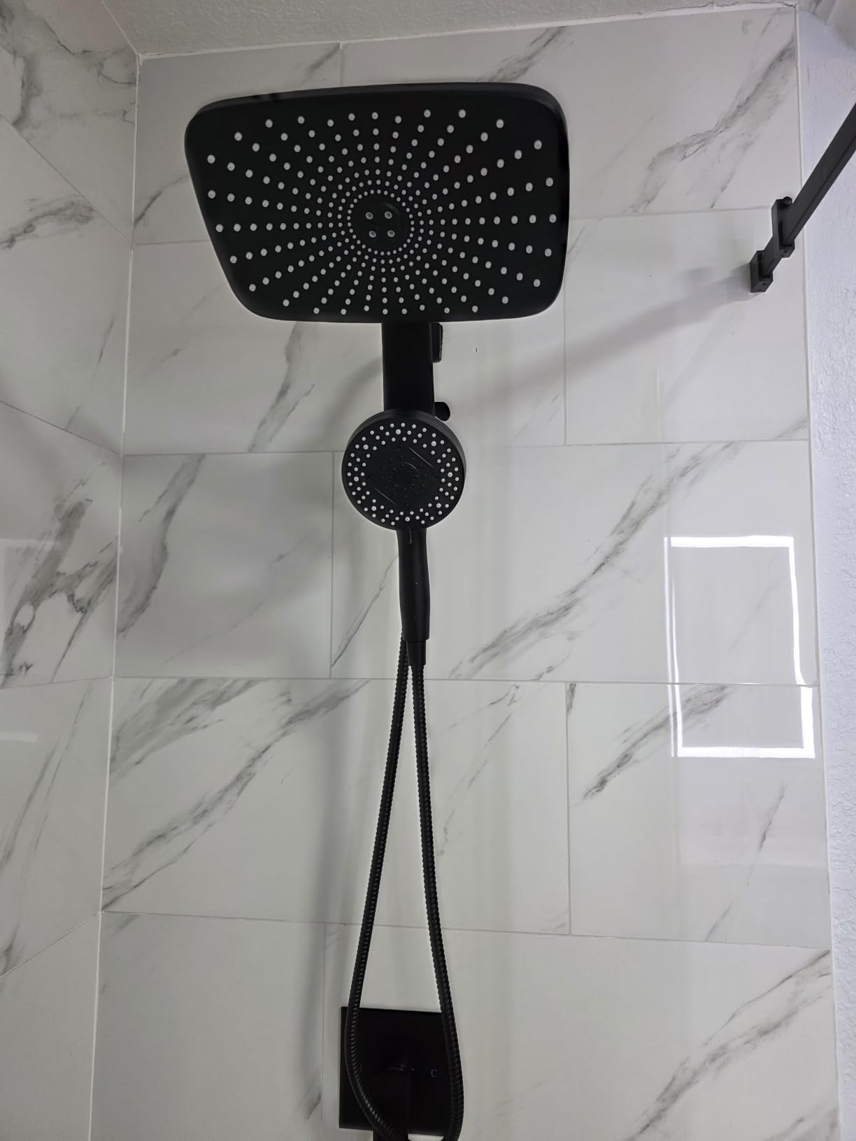 Rain Shower Head with Handheld Showerhead, Chrome 1.8GPM 460311 customer photo 2