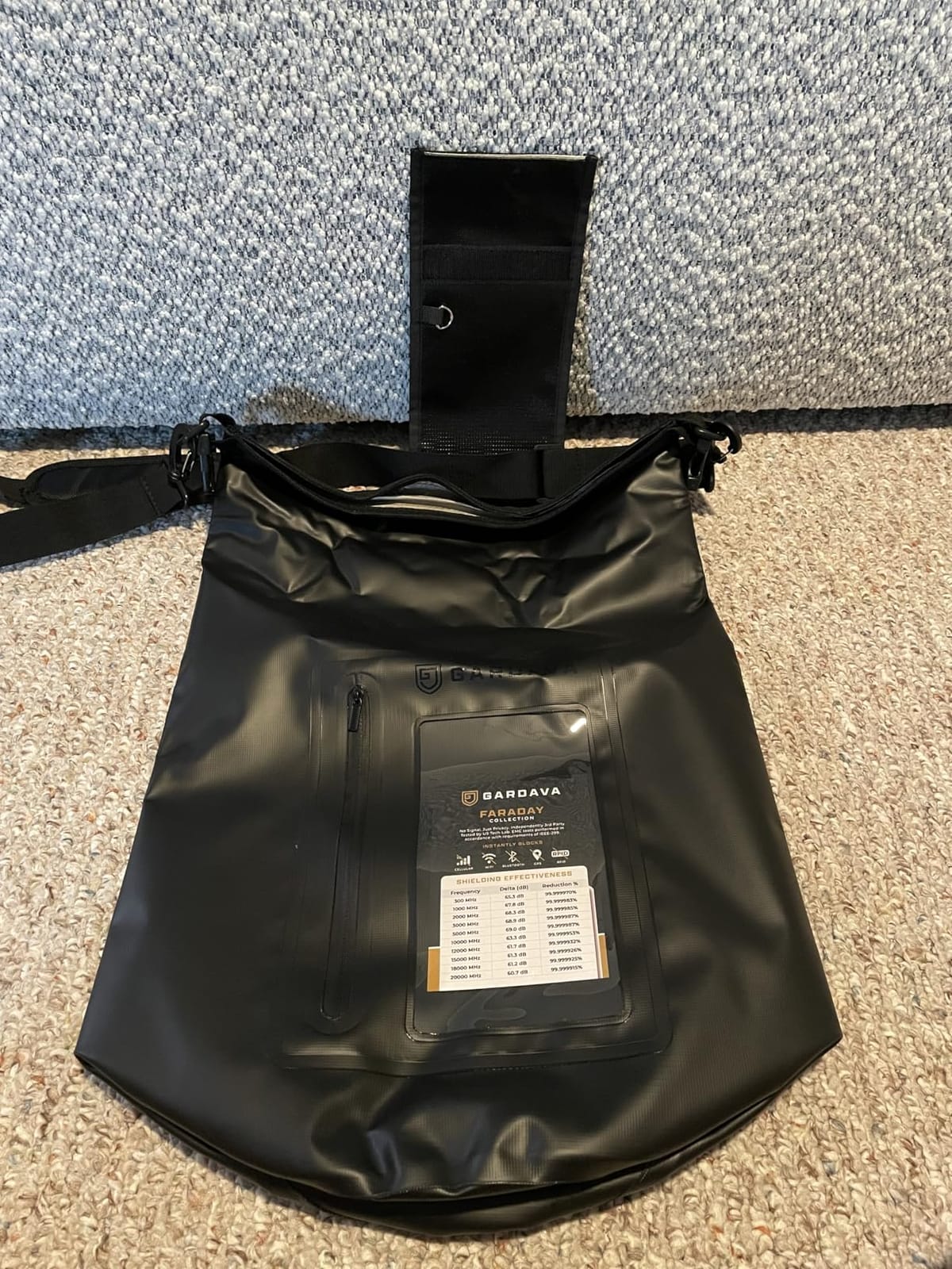 Faraday Bag, Military Grade Shield Bag, Waterproof EMP Cage, Dry Bag for Laptops & Phones, Large Faraday Bags customer photo 1