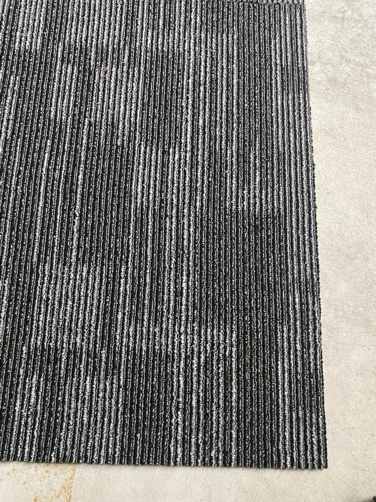 24 inch x 24 inch Carpet Tiles upholstered Non-Slip Carpet Squares Reusable Easy to Install Indoor and Outdoor Office Home Decor Flooring (Grey, 18 PCS) customer photo 1