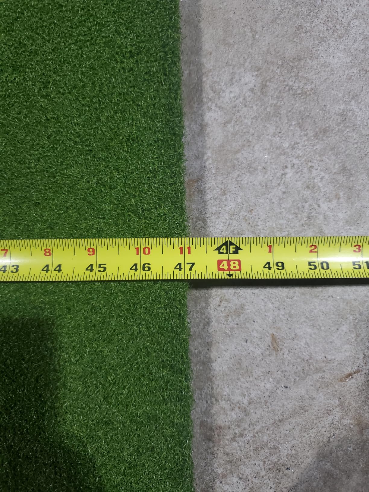 Golf Mat 31mm, 5x4ft/5x5ft Premium Golf Hitting Mat Outdoor Indoor customer photo 2