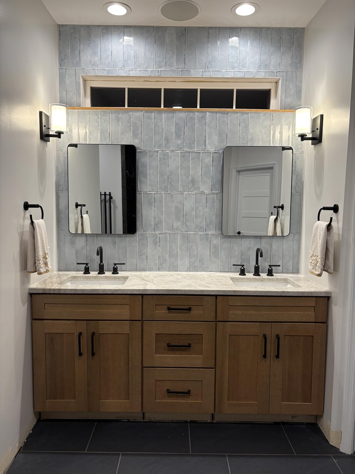 20x26 Black Medicine Cabinet with Mirror, Recessed & Surface Mount customer photo 2