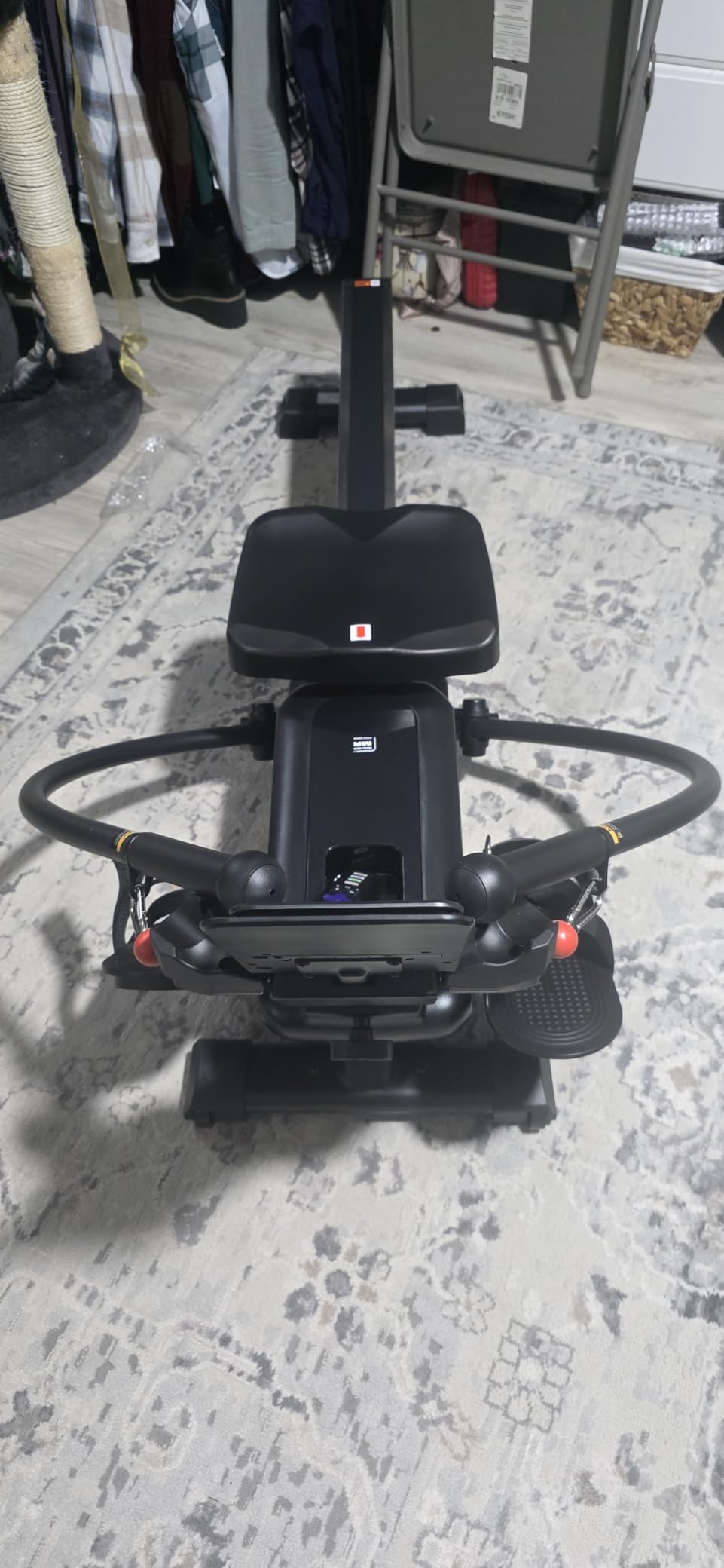 Merach RS3 Scull Rowing Machine for Home, Simulate Real Row, Ergonomic Seat | 16 Levels Quiet Magnetic Resistance, Multiple Rower Modes, Full-Body Workout, Multi-App Support, Max 350 lbs Capacity customer photo 2