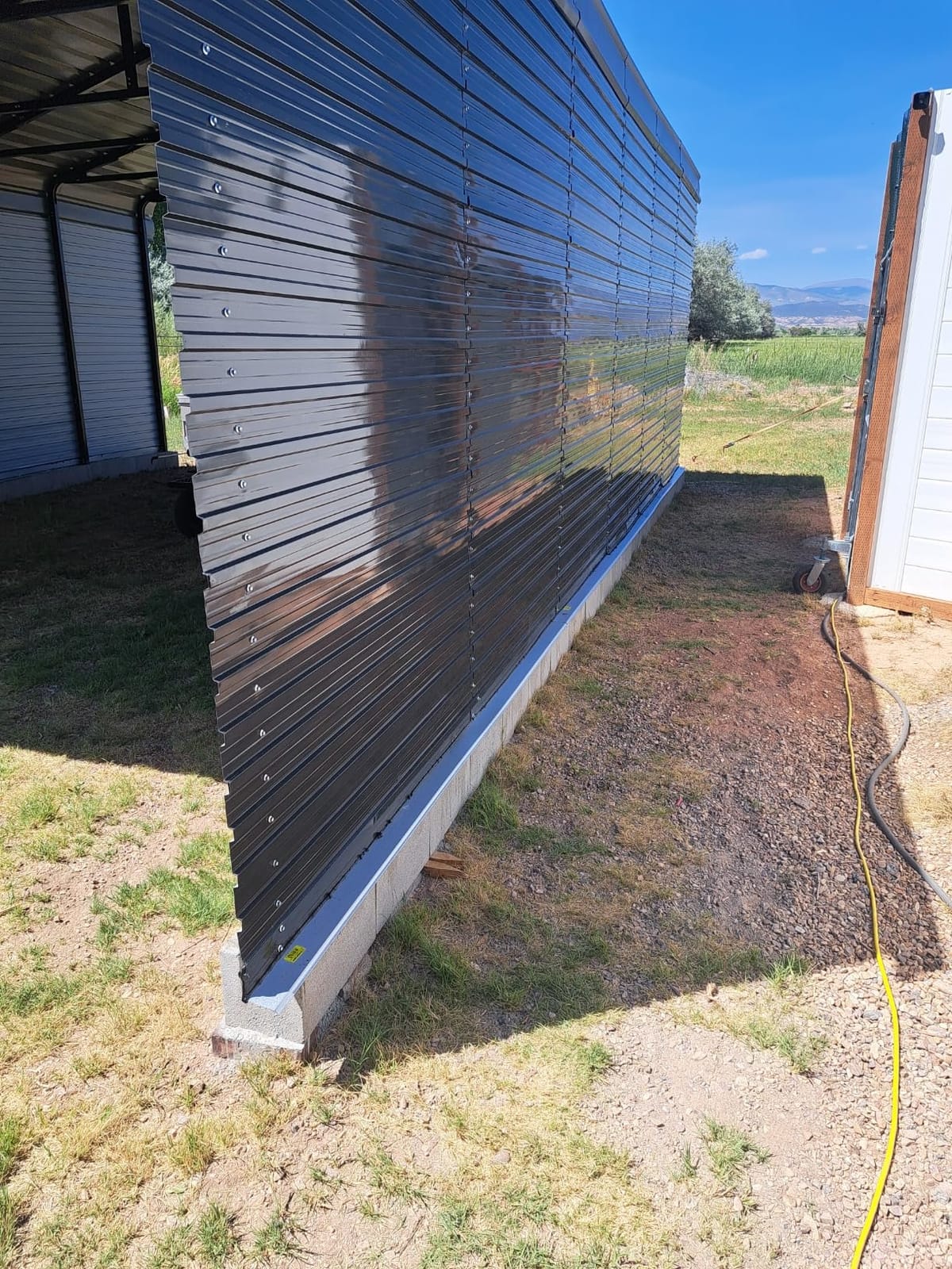 Corrugated Roofing Panels Galvanized Steel Roof Panels, L42.52×W16.77 Inch Heavy Duty Metal Roof Panels, Roof Protector for Garages, Sheds, Stables and Mobile Homes, Grey, 10PCS customer photo 1
