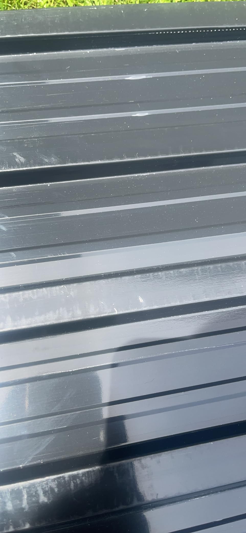 Corrugated Roofing Panels Galvanized Steel Roof Panels, L42.52×W16.77 Inch Heavy Duty Metal Roof Panels, Roof Protector for Garages, Sheds, Stables and Mobile Homes, Grey, 10PCS customer photo 2