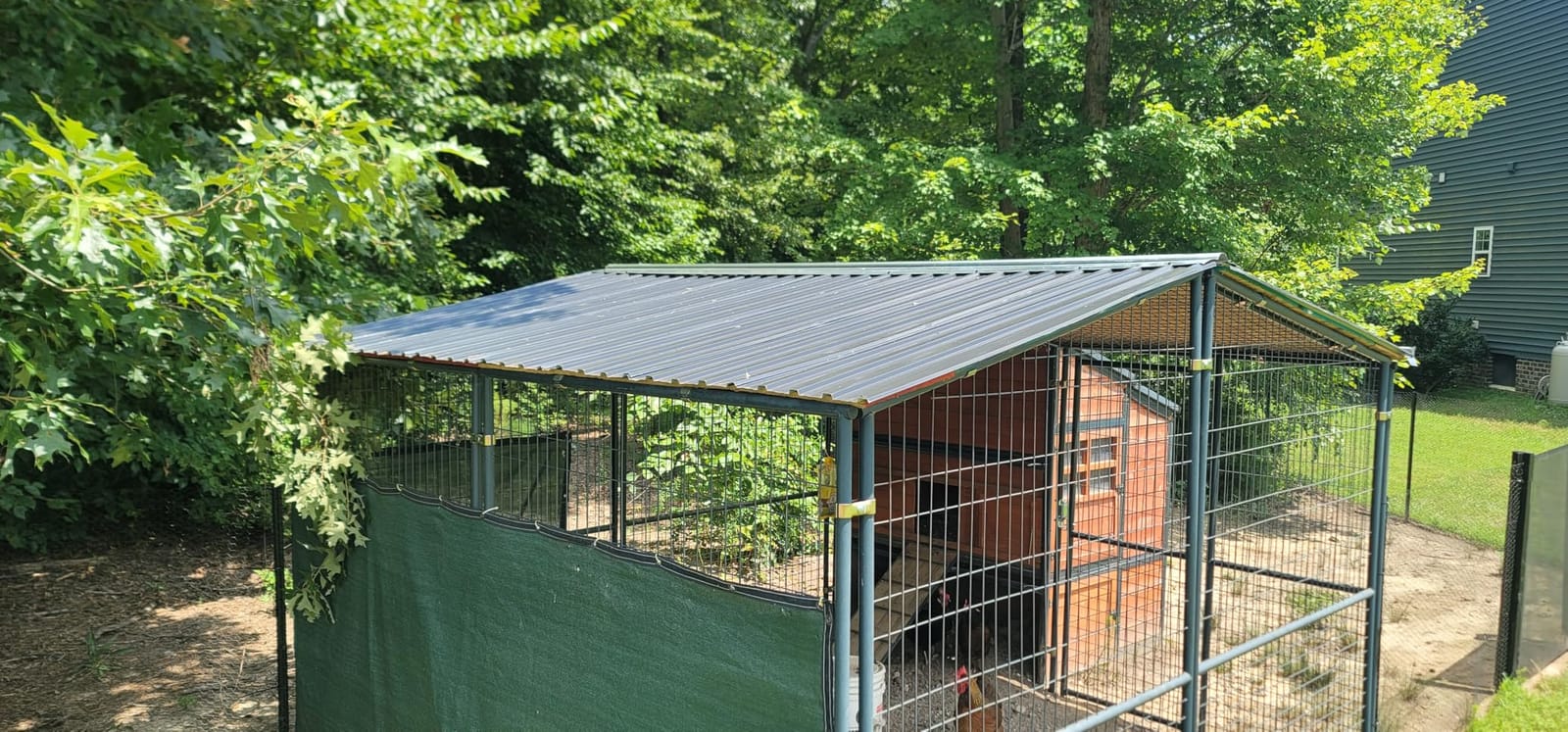 Metal Roof Panels 10 Pcs Roofing Panels Galvanized Steel with Screw Resistant,Versatile and Durable Suitable for Garages,Sheds, Stables and Mobile Homes Gray customer photo 2