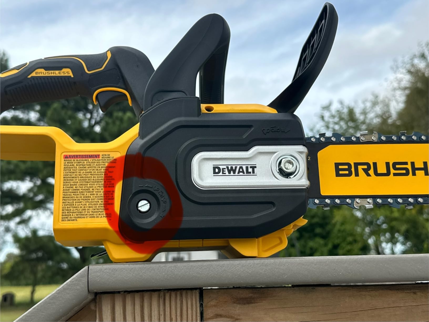 20V MAX 12 in. Cordless Battery Powered Chainsaw (Tool Only) customer photo 2