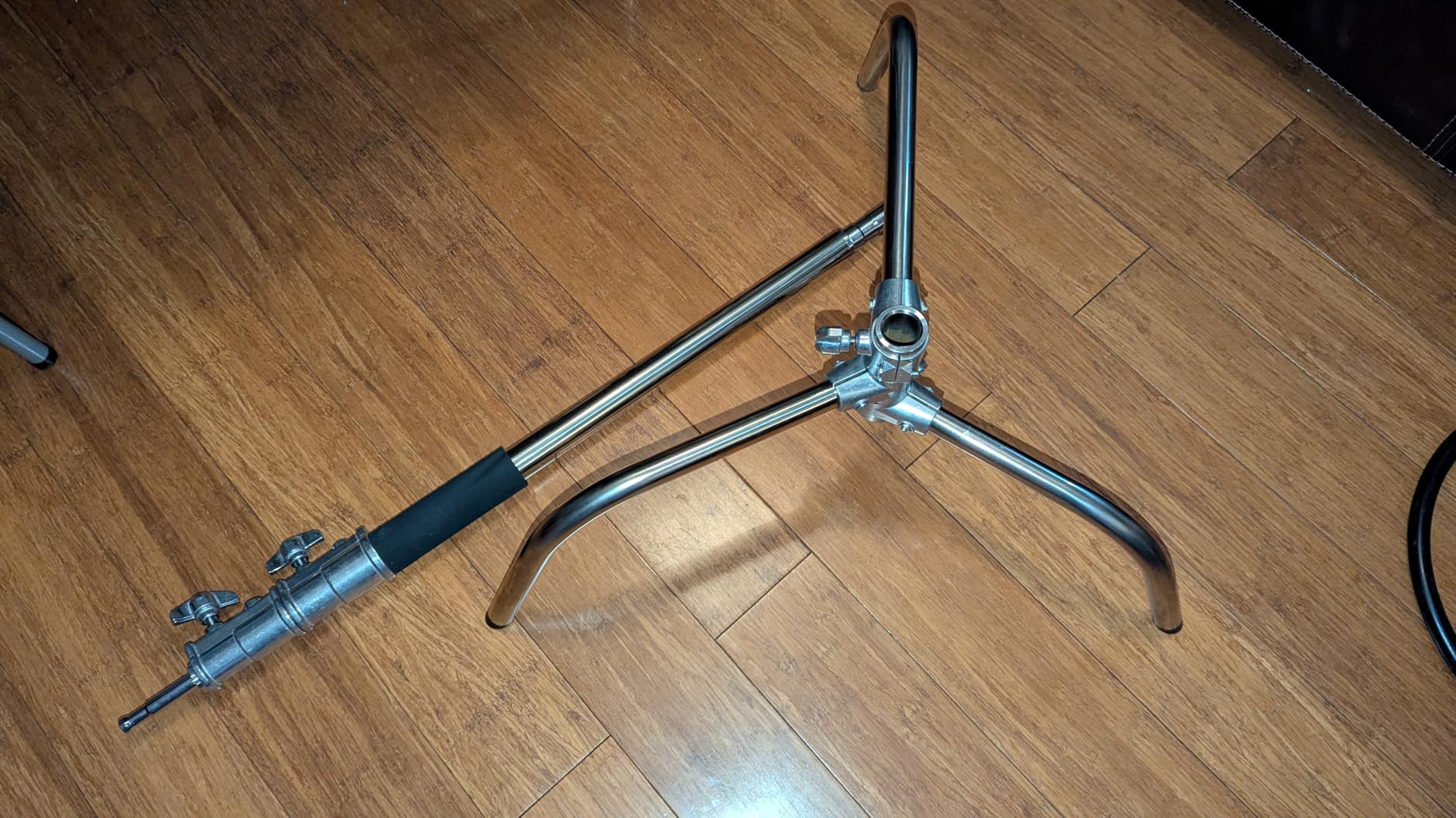 Soonpho Heavy Duty C Stand with Boom Arm C Stands 100% Stainless Steel customer photo 1