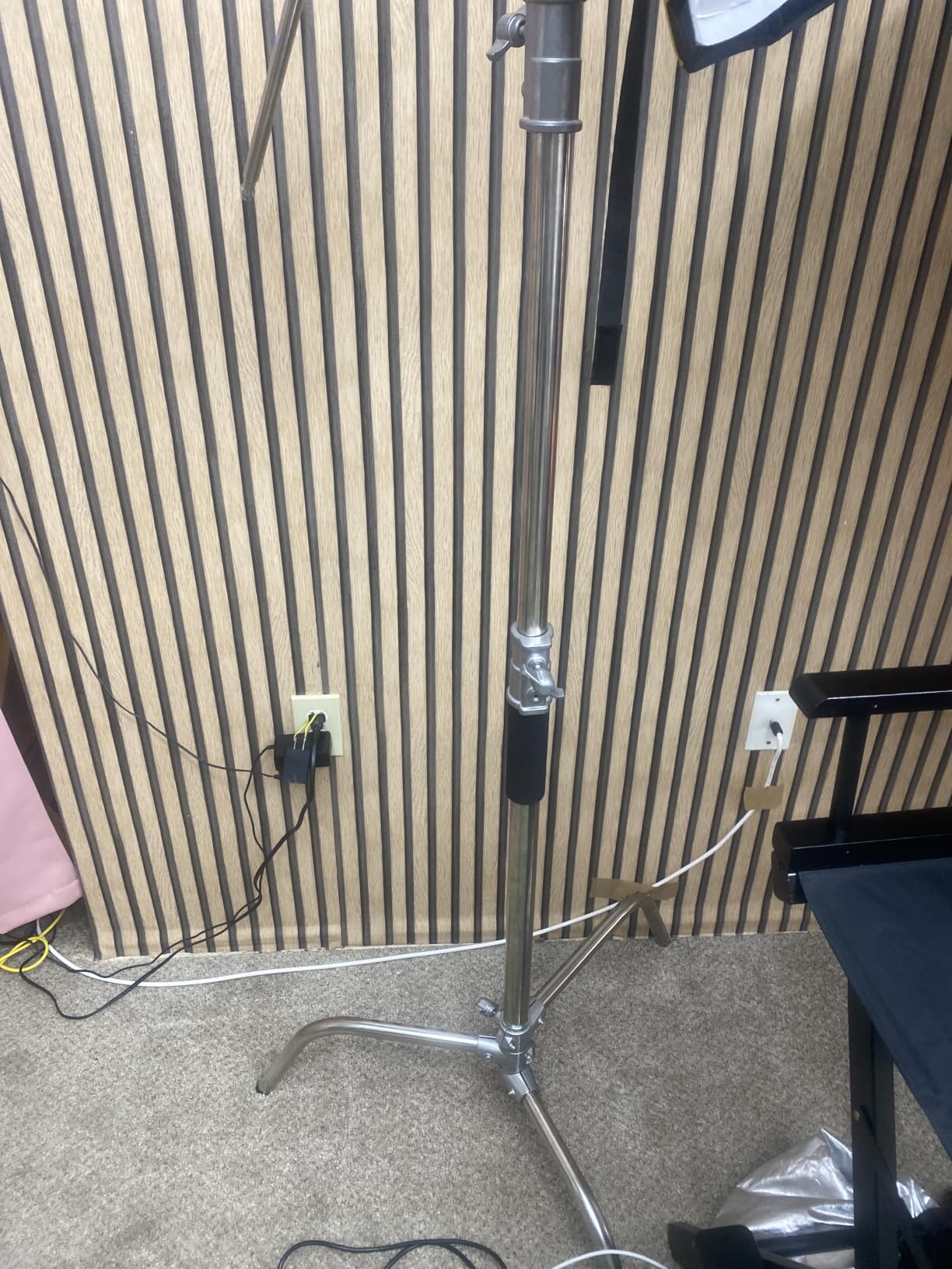 Soonpho Heavy Duty C Stand with Boom Arm C Stands 100% Stainless Steel customer photo 2