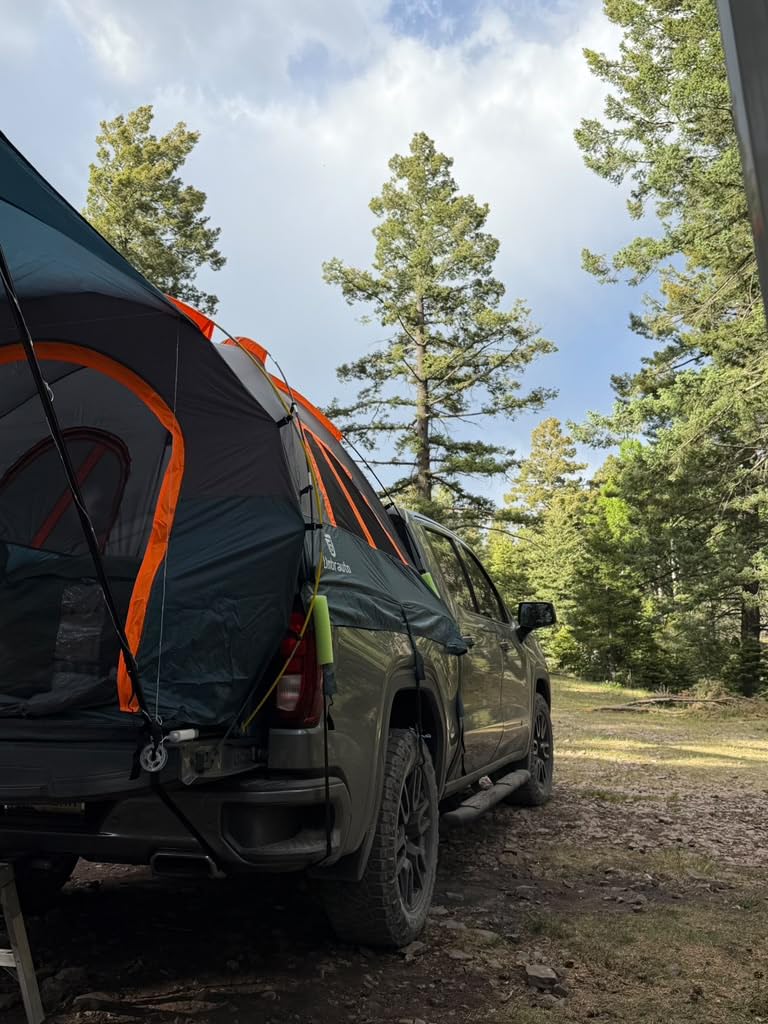 Truck Bed Tent 5.5-6ft: Easy Set Up Umburato Pickup Truck Tents for Camping, Waterproof PU3000mm Canopy for Truck Camper, Portable, Spacious for 2 Person Blue customer photo 1