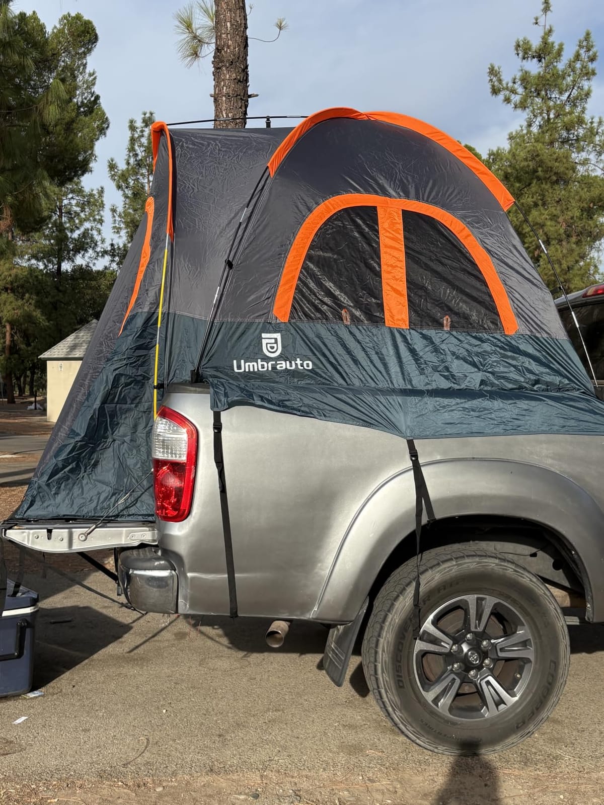Truck Bed Tent 5.5-6ft: Easy Set Up Umburato Pickup Truck Tents for Camping, Waterproof PU3000mm Canopy for Truck Camper, Portable, Spacious for 2 Person Blue customer photo 2