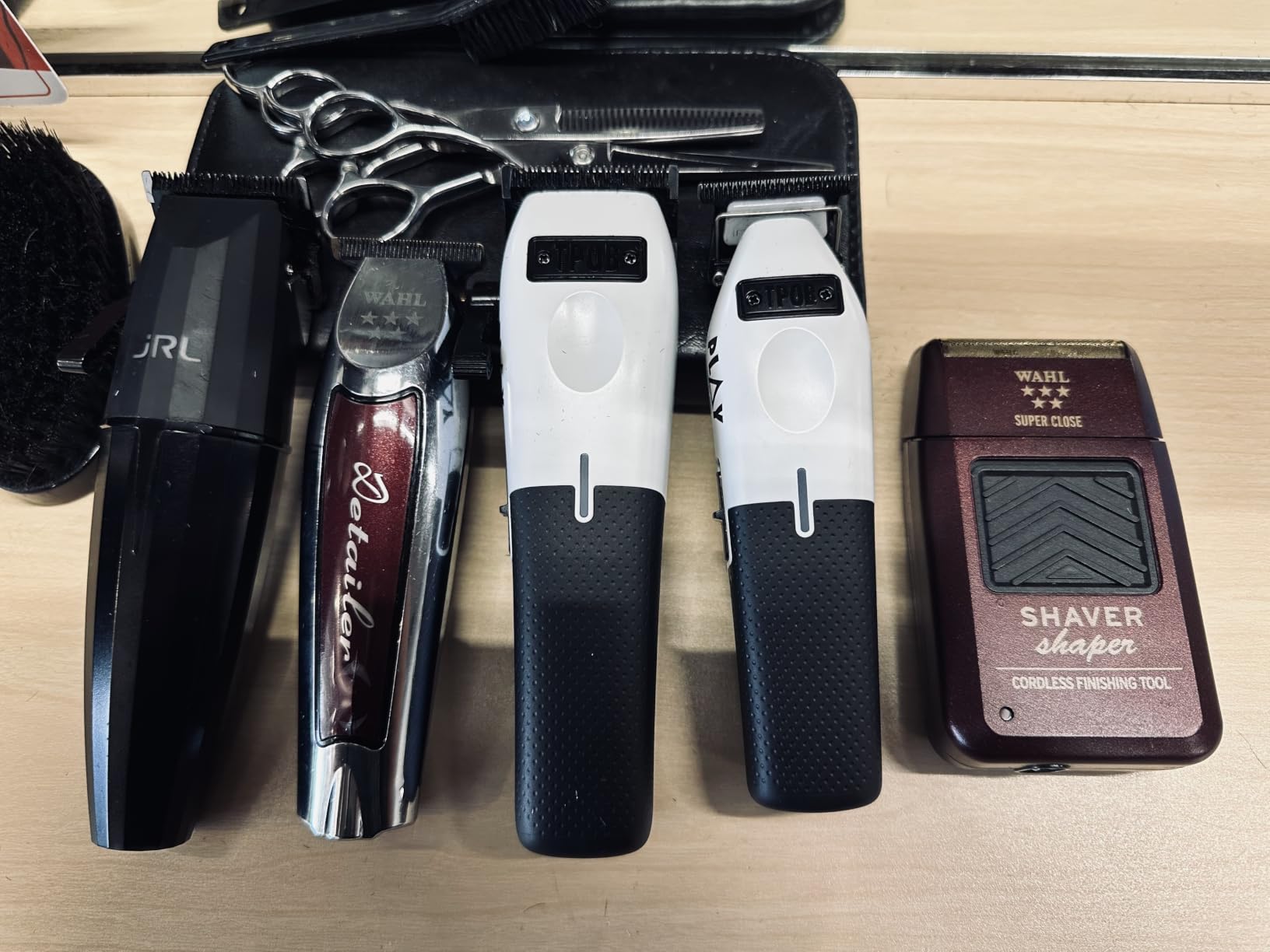 TPOB Play Barber Hair Clippers & Trimmer for Men 7500 RPM with Rubber Grips (White 2 Set) customer photo 2