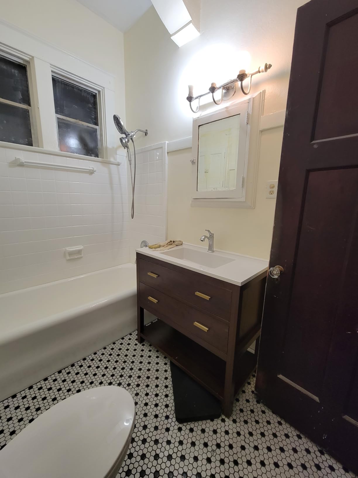 36 Inch Bathroom Vanity with Sink, Walnut customer photo 2