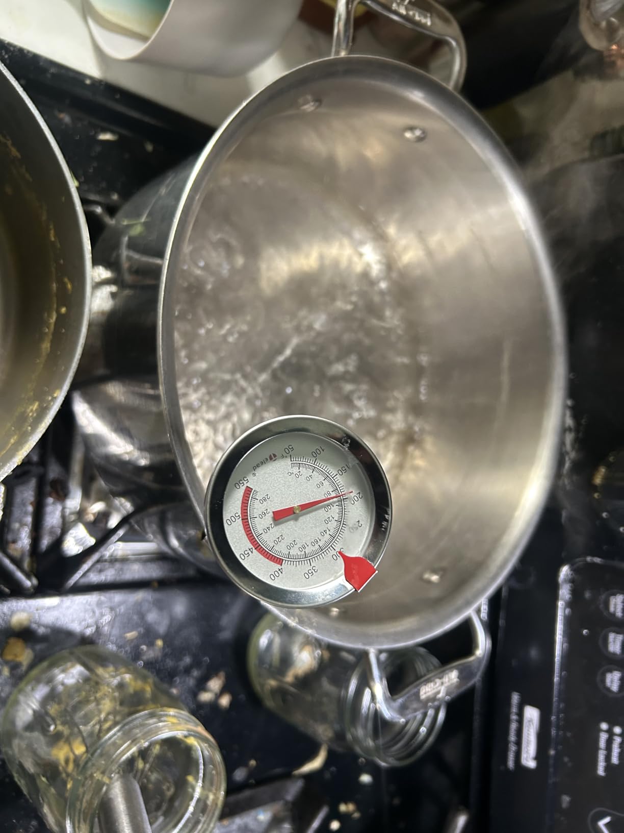 Candy Thermometer Waterproof IP67 - Oil Thermometer for Frying with Clips - 9