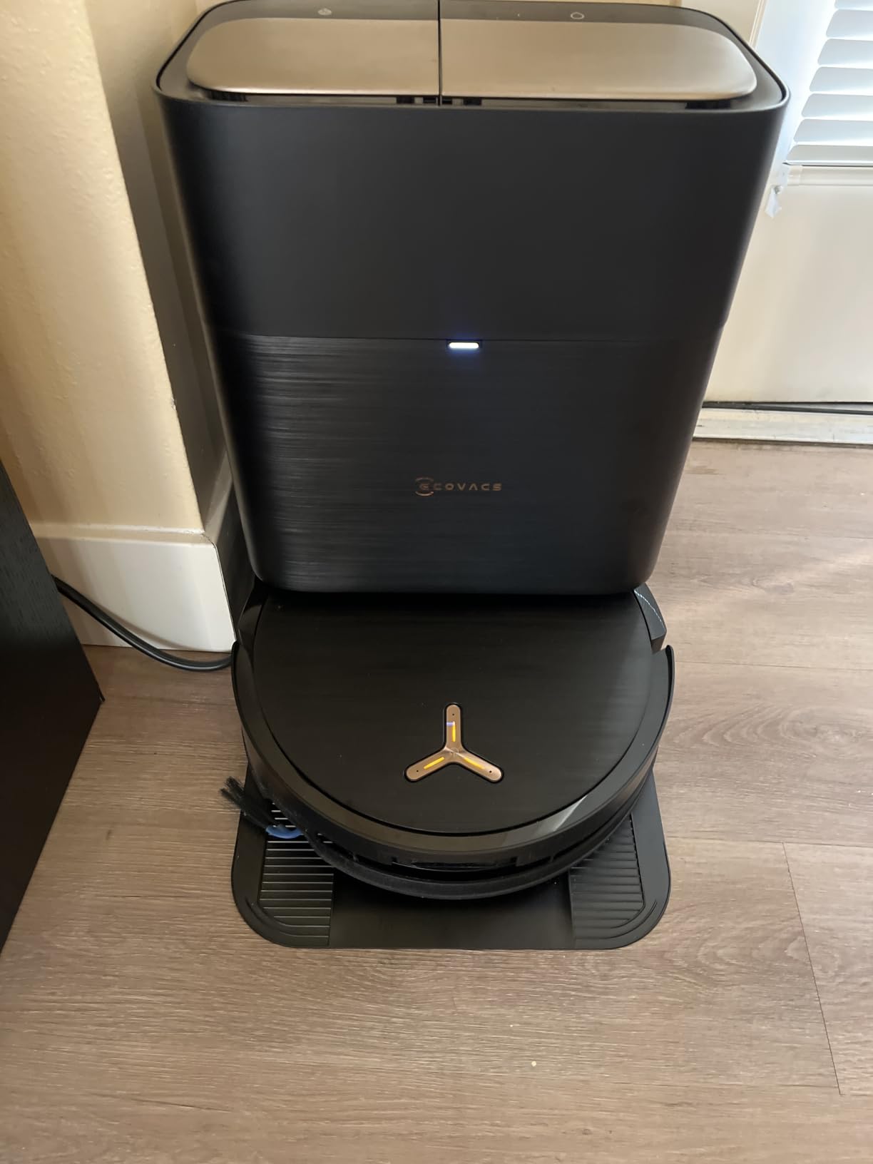 ECOVACS DEEBOT X9 PRO Omni Robot Vacuum, OZMO Roller Instant Self-Washing | 16600Pa BLAST Suction, Triple Lift Carpet Care, ZeroTangle 3.0, TruEdge Edge, Hands-Free Station, AI Obstacle Avoidance customer photo 1