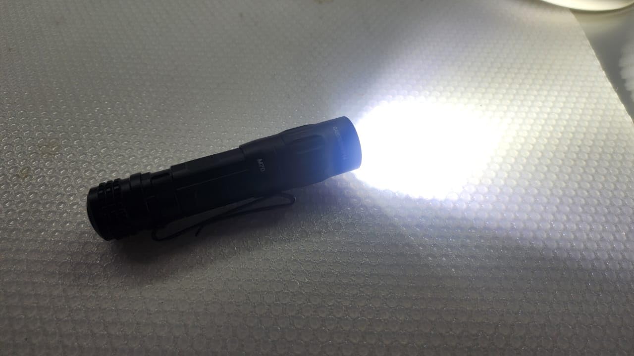 Guardtier M70 EDC Flashlight, 1100 Lumens Rechargeable Pocket Light | USB-C Rechargeable, Pocket Clip, 5 Modes, Compact LED Flashlight for Camping, Hiking, Emergency and Everyday Carry customer photo 1