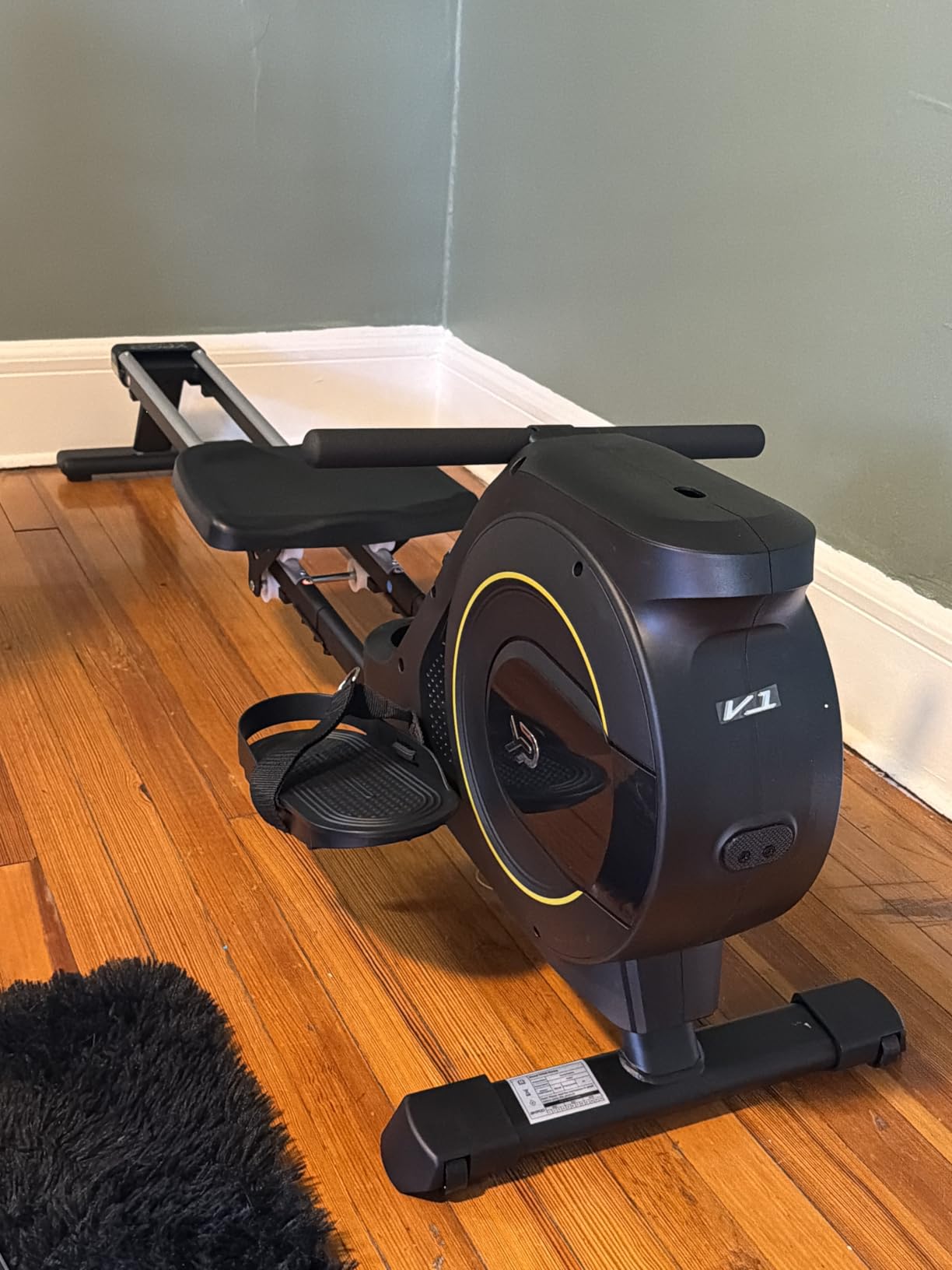 Rowing Machine for Home, 350 LB Capacity, 16-Level Silent Resistance, Magnetic Rowing Machines for Home Foldable, Full-Body Workout Compact Rowing Machine for Cardio & Strength with APP Support customer photo 2