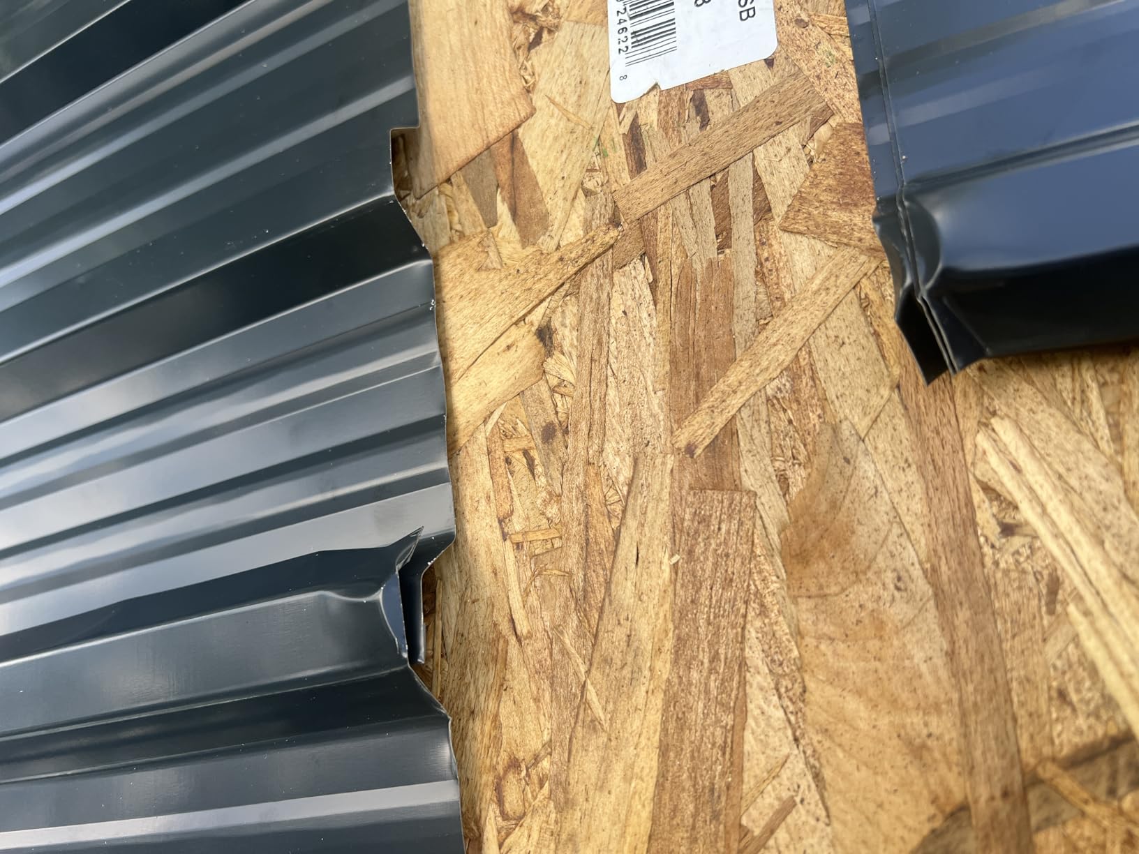 Metal Roofing Panels - 20 Pcs Waterproof Heavy Duty Metal Roof Panels Galvanized Steel Corrugated Tin Roof Panel for Carports Tool Sheds Patio Porch Pergola, Easy to Install Black, 42.52x17.7in customer photo 2