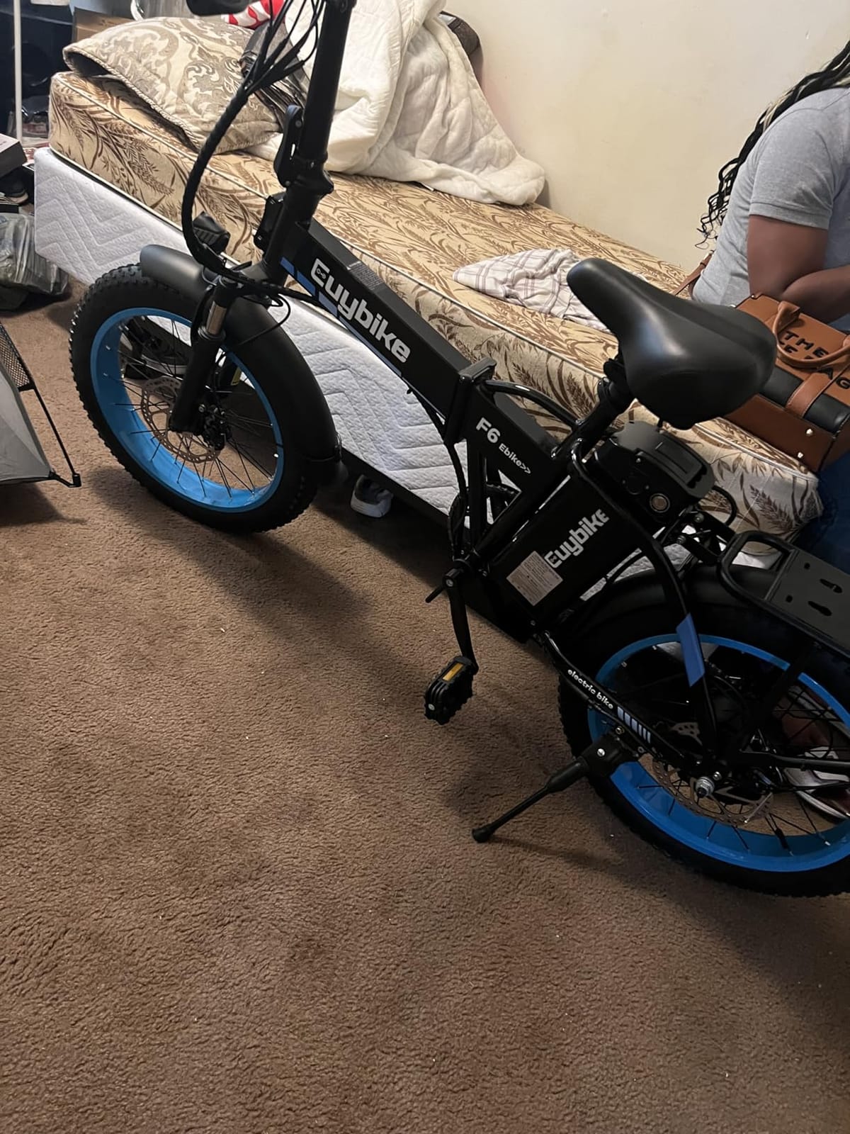 Foldable Electric Bike for Adults, 48V 20Ah Removable Lithium Battery up to 80 Miles, 20