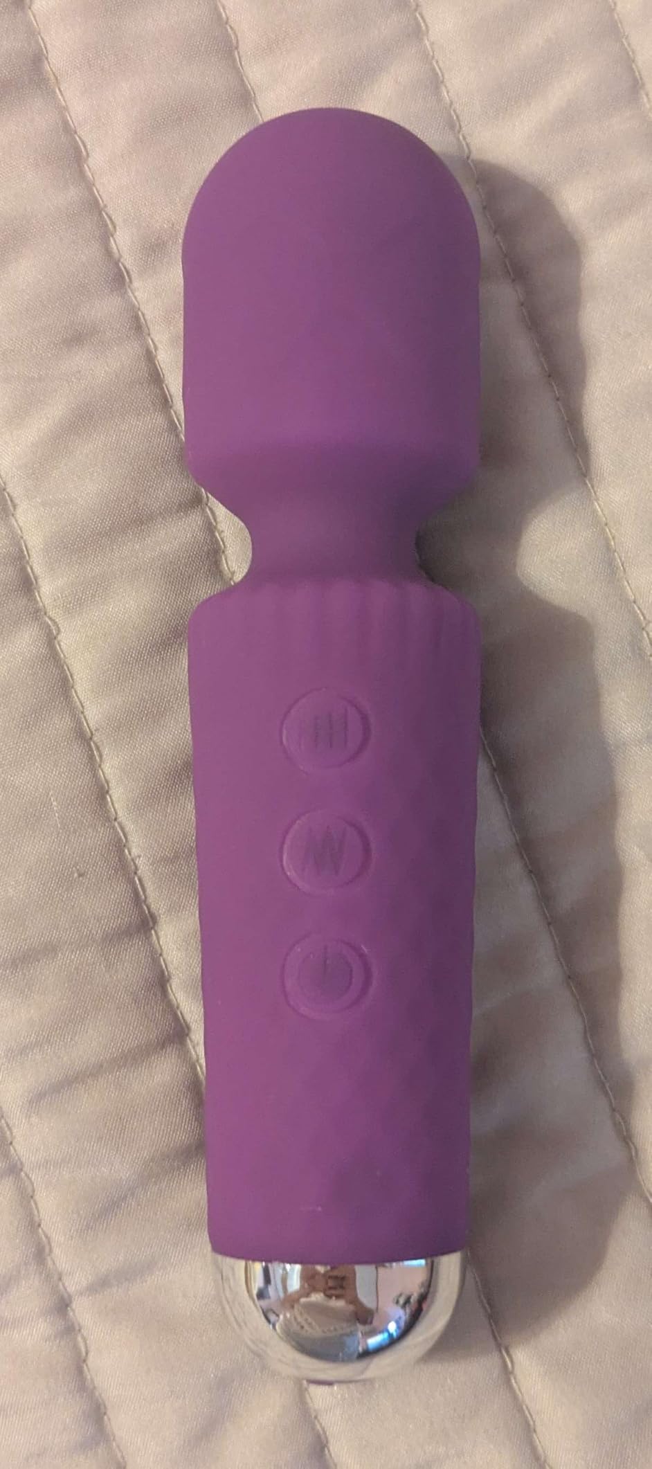 Handheld Portable Black Massager - Massager to Relieve Back Neck Shoulder Whole Body Muscle Pain Relief Pressure and Tension Relief & Sports Recovery 20-Modes & 8-speeds Multi-Settings Available customer photo 1