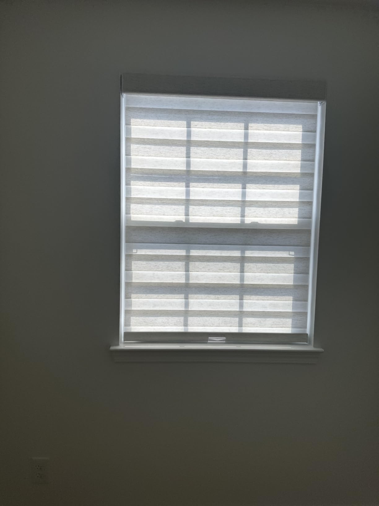 Persilux Linen Cordless Zebra Blinds for Windows(Custom Size,Cream) | Privacy Light Filtering Dual Layer Blinds for Day and Night, Roller Shades for Bedroom,Living Room,Office customer photo 2